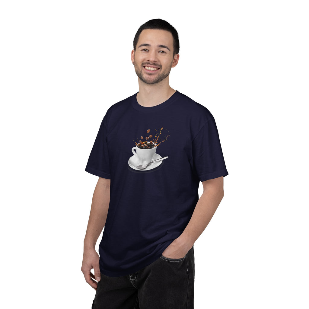 Coffee Splash T-Shirt — Espresso Cup Splash Graphic Tee