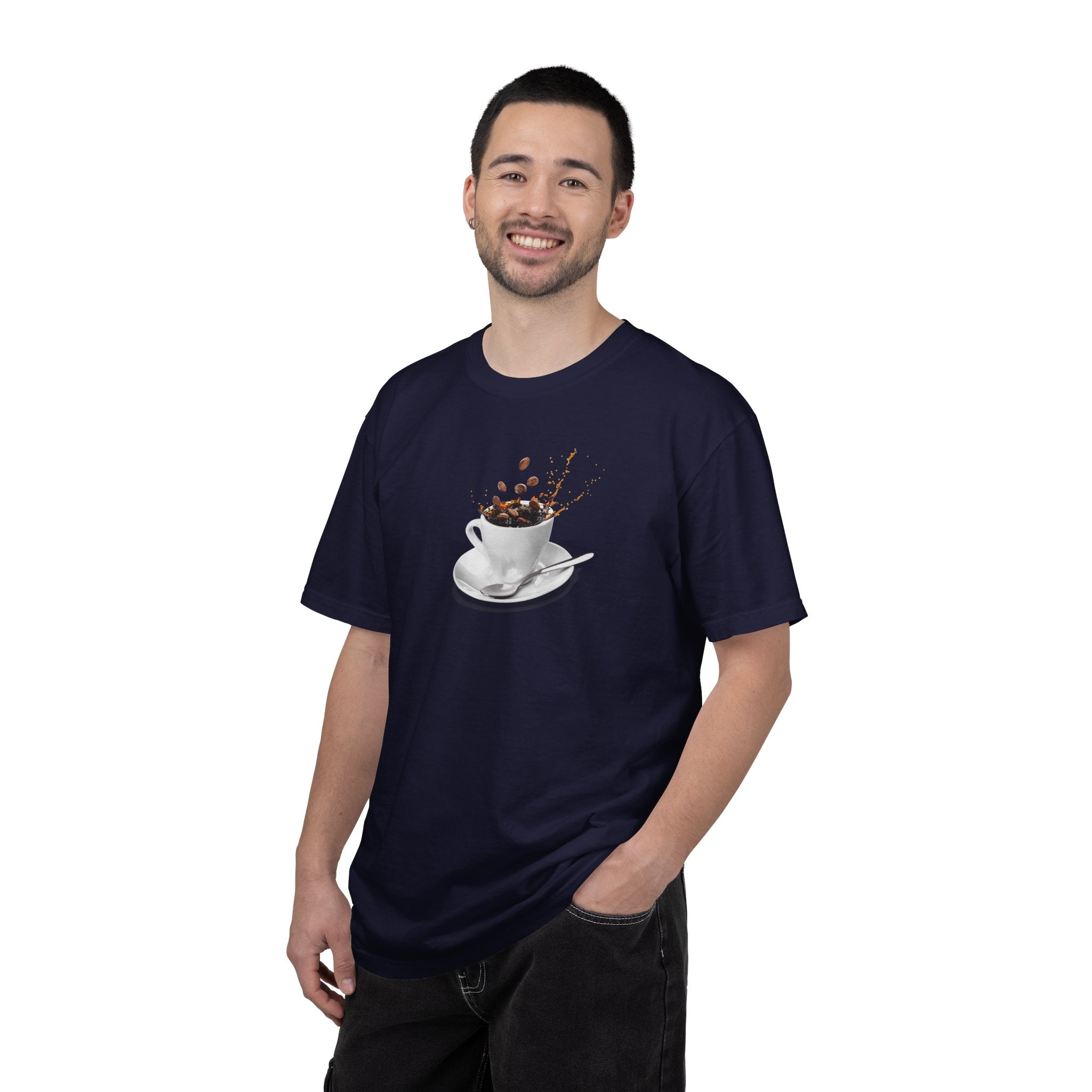 Coffee Splash T-Shirt — Espresso Cup Splash Graphic Tee