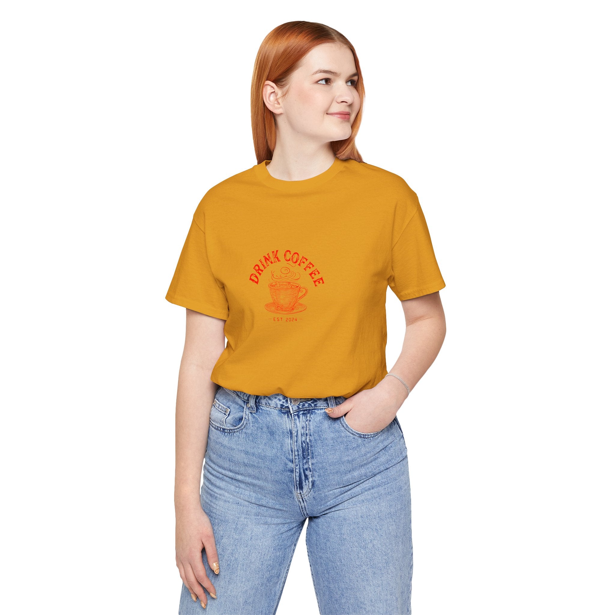 Coffee Lover Tee — "Drink Coffee" Vintage Cup Graphic T-Shirt