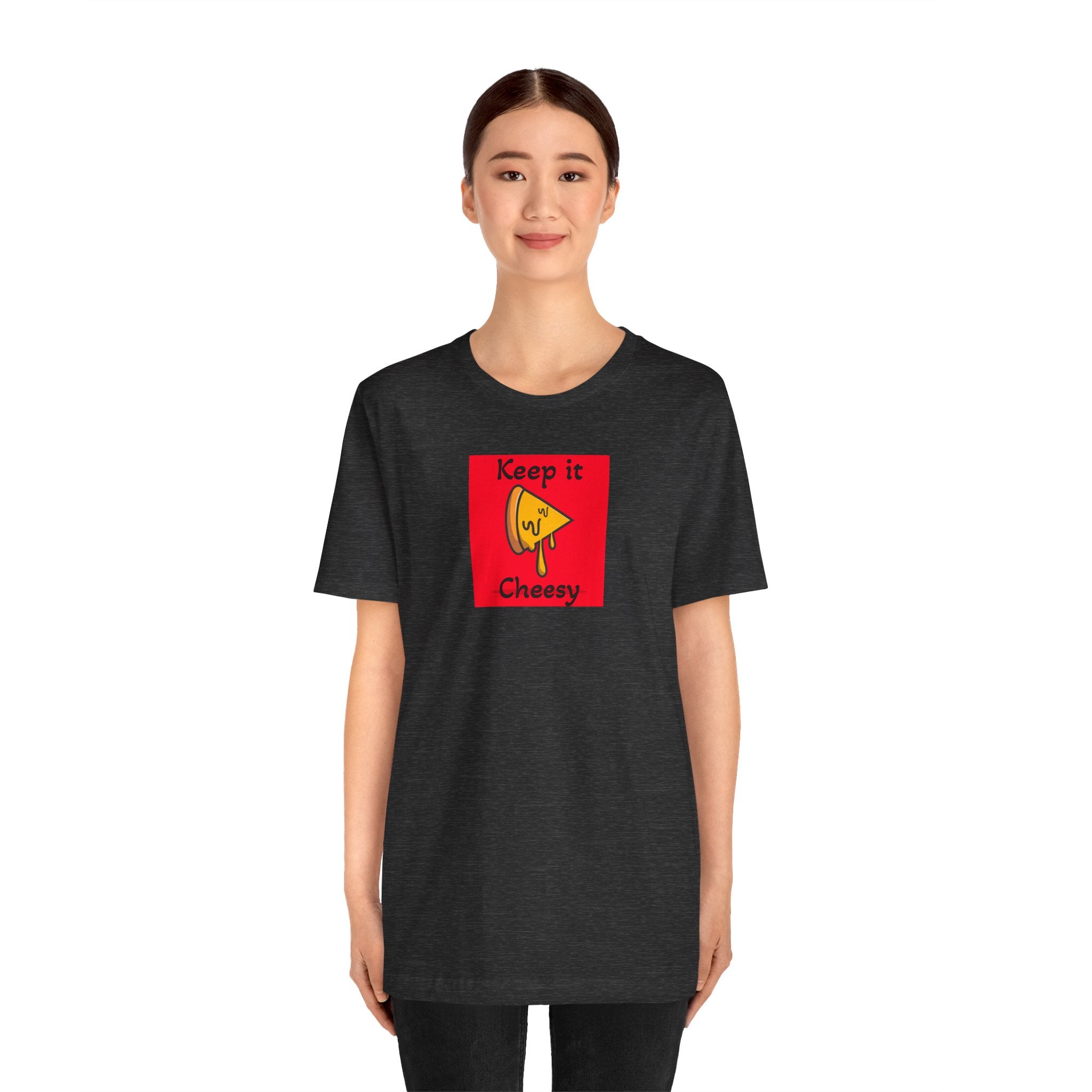 Keep It Cheesy T-Shirt — Funny Grilled Cheese Graphic Tee