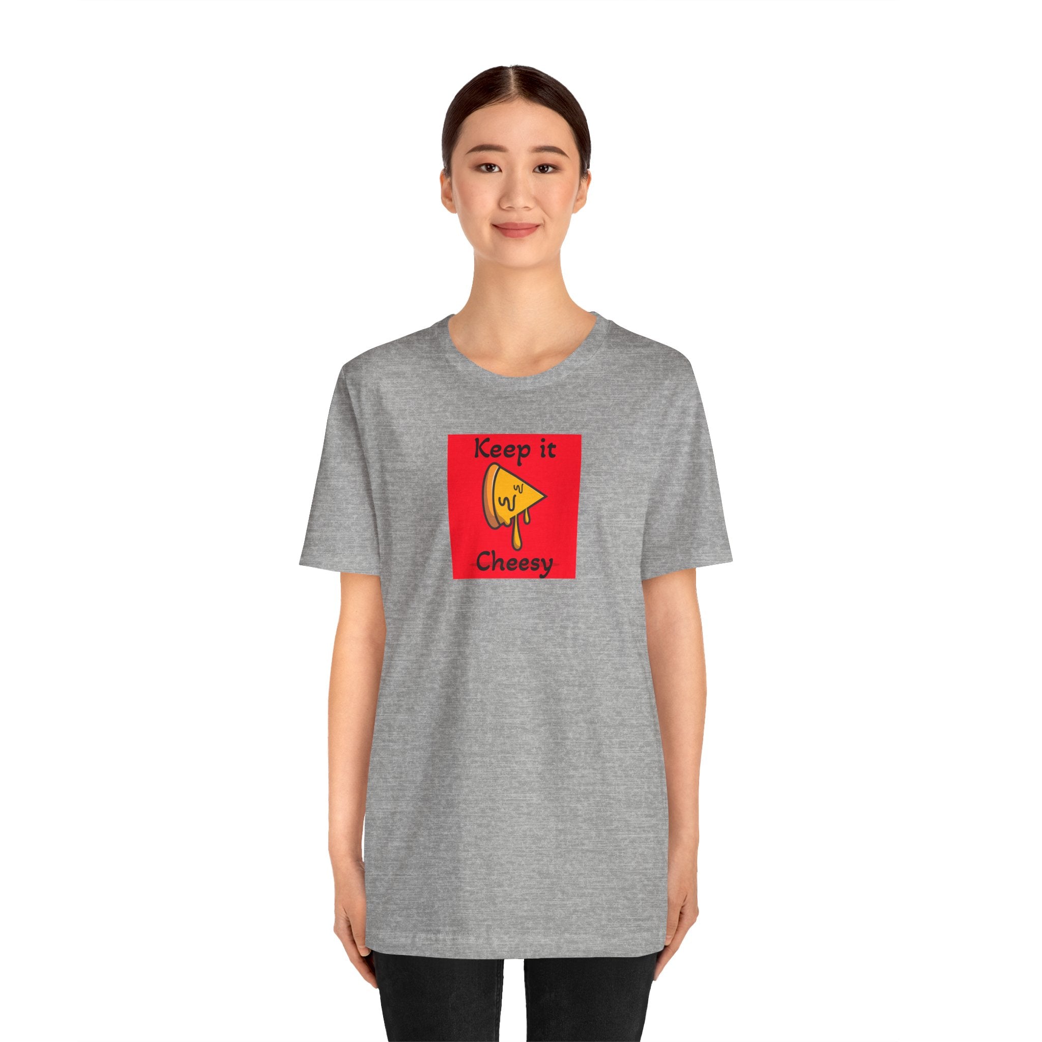 Keep It Cheesy T-Shirt — Funny Grilled Cheese Graphic Tee