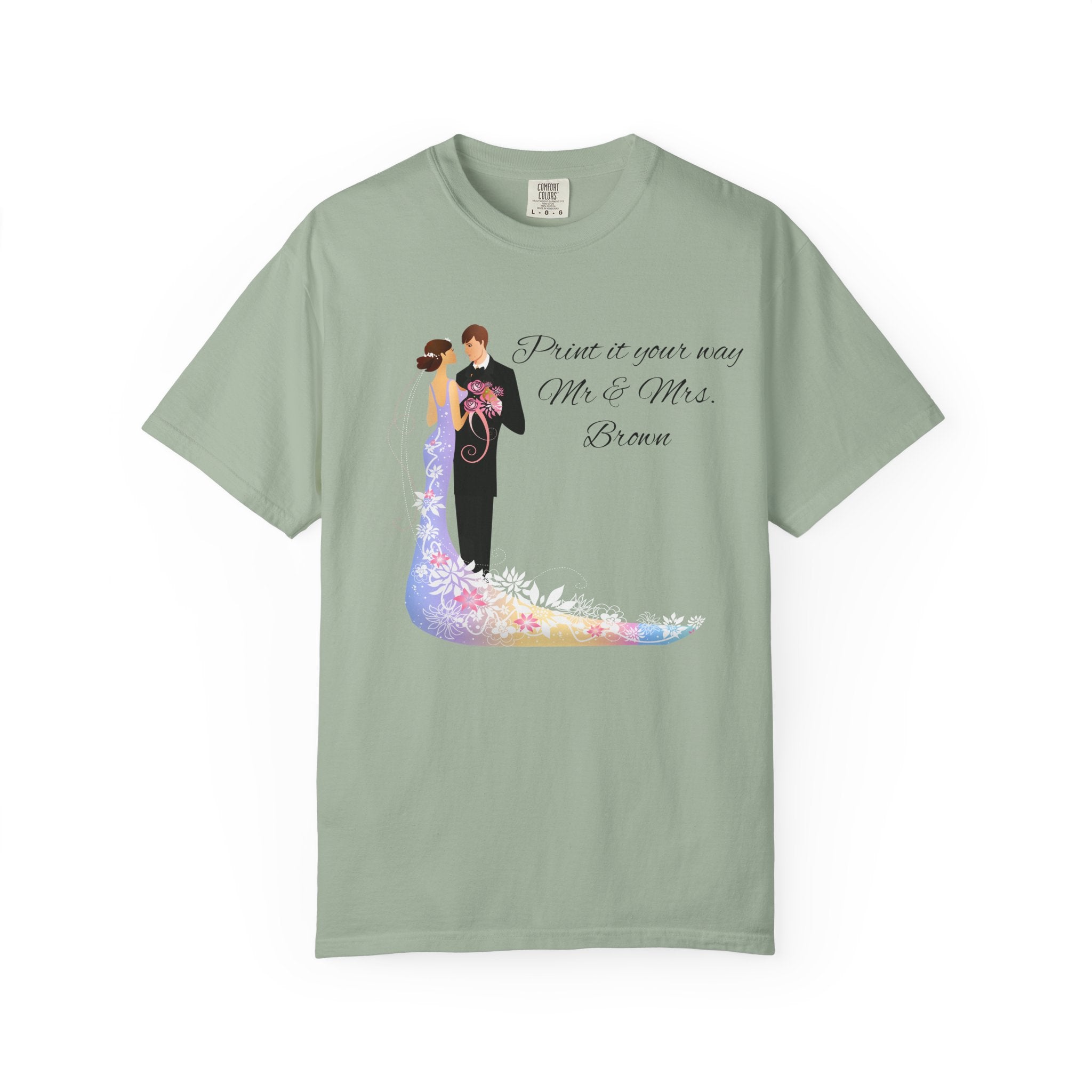 Wedding Couple T-Shirt — 'From This Moment Mr. & Mrs.' Bridal Tee