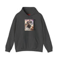 Football Player Graphic Hoodie - Vintage Grunge Sports Pullover