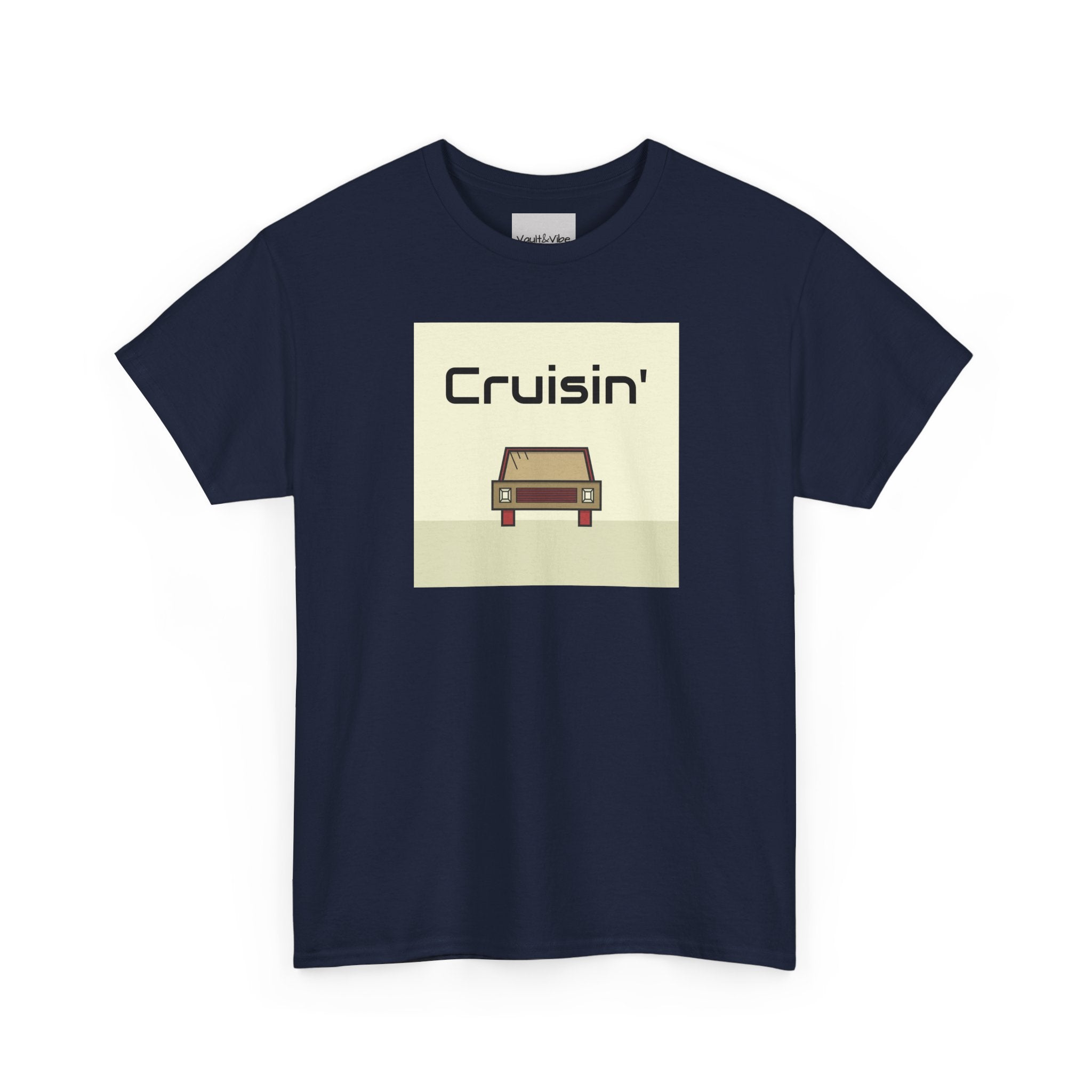 Cruisin' Vintage Car Tee — Retro Road Trip Graphic T-Shirt