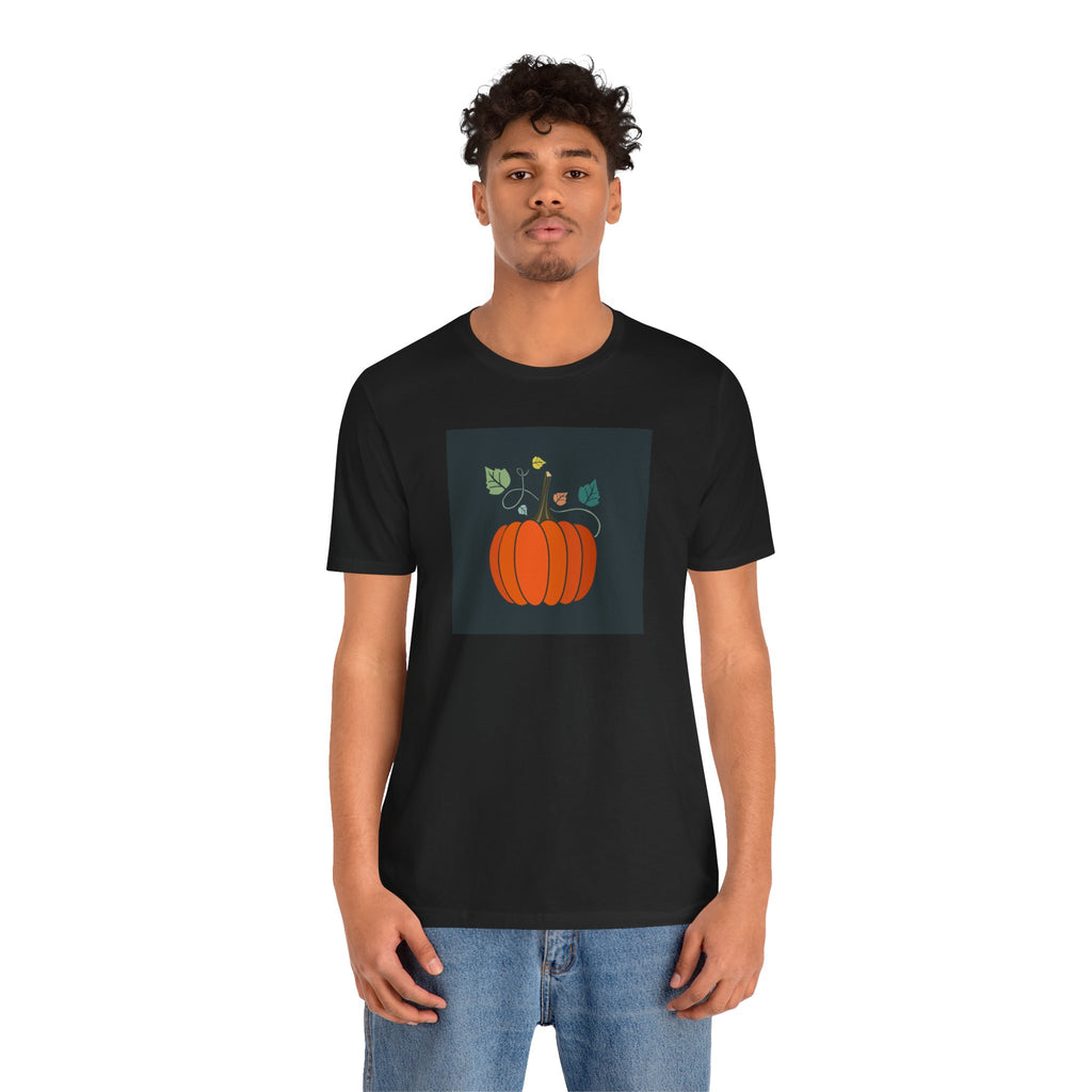 Pumpkin Illustration Tee — Autumn Pumpkin Graphic T-Shirt