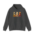 Llama Trio Hoodie — Cute Colorful Alpaca Portrait Pullover