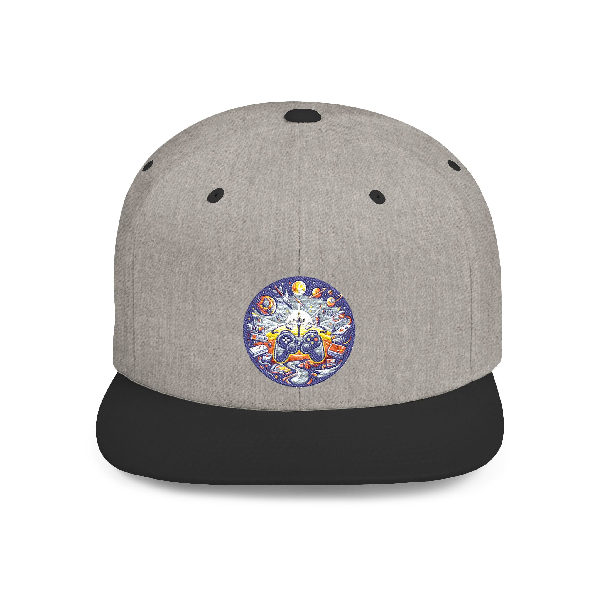 Embroidered Cosmic Gamer Snapback Hat