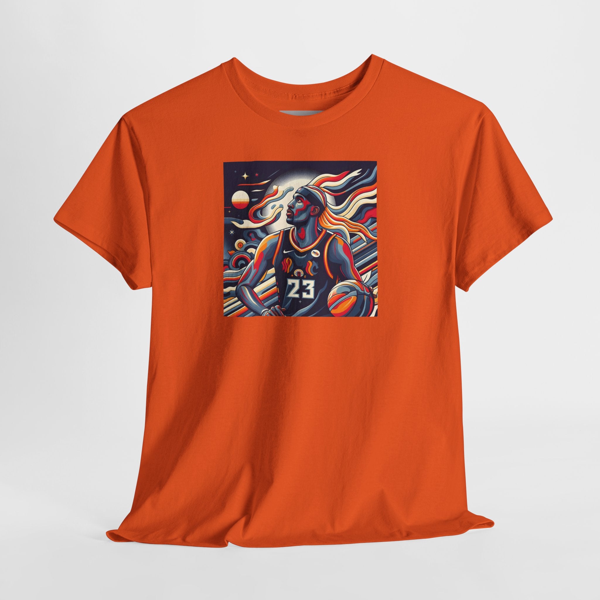 Basketball Art Tee — Abstract Player Illustration ("23")