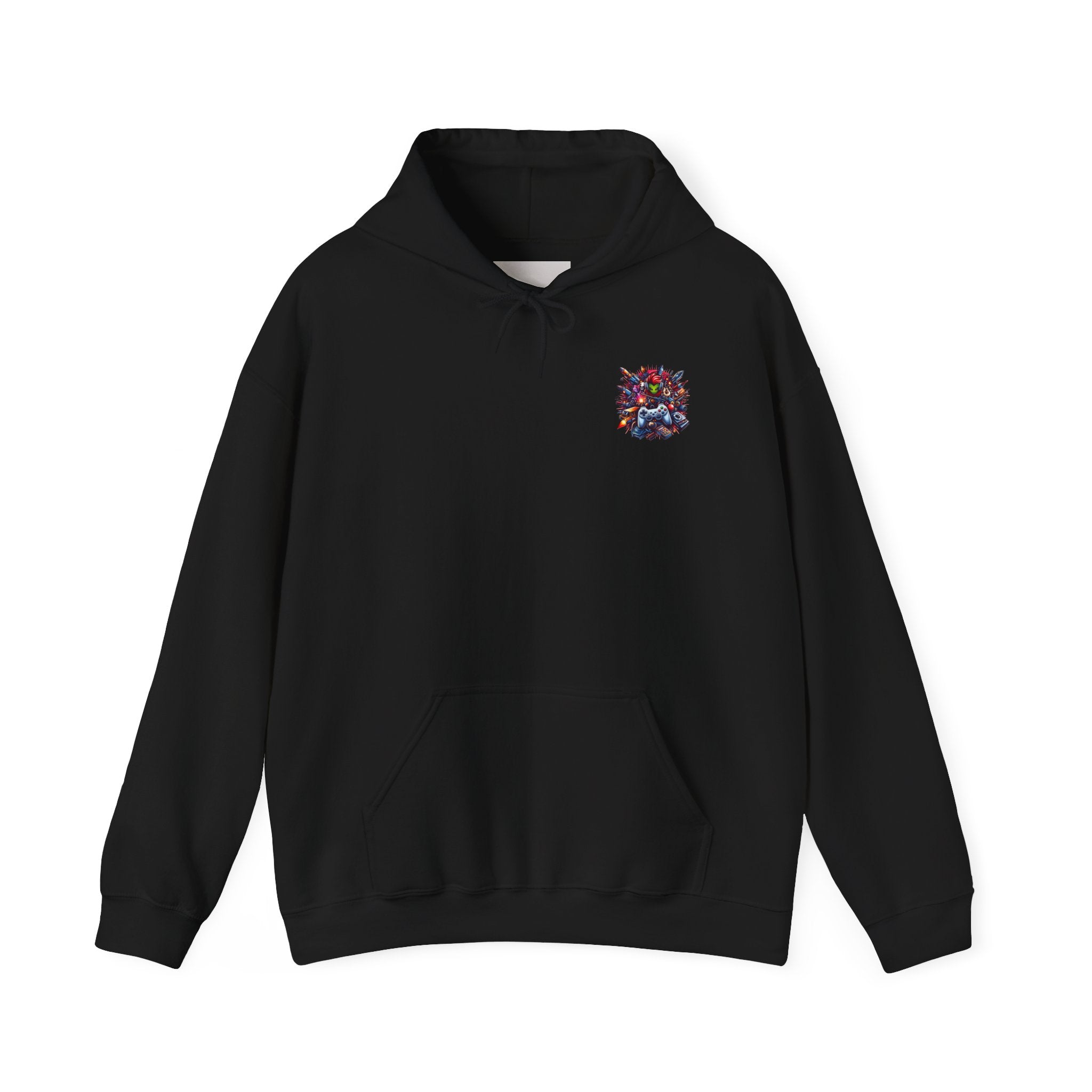 Gaming Controls Graphic Hoodie — Retro Console Controller Gamer Sweatshirt