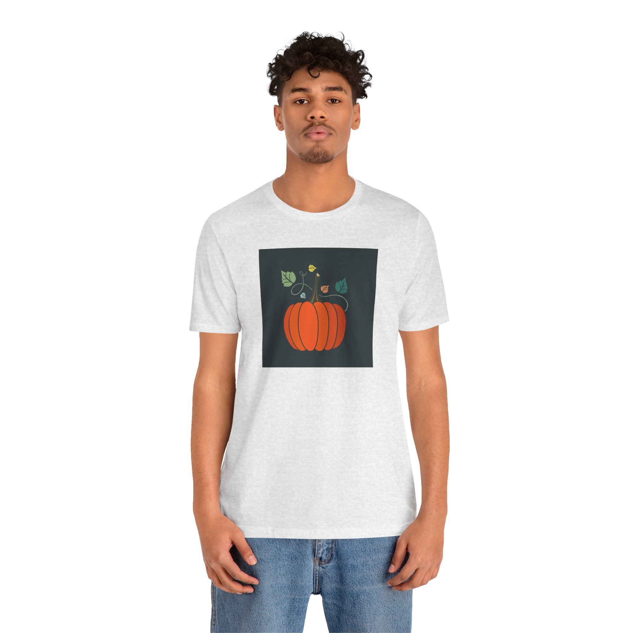 Pumpkin Illustration Tee — Autumn Pumpkin Graphic T-Shirt