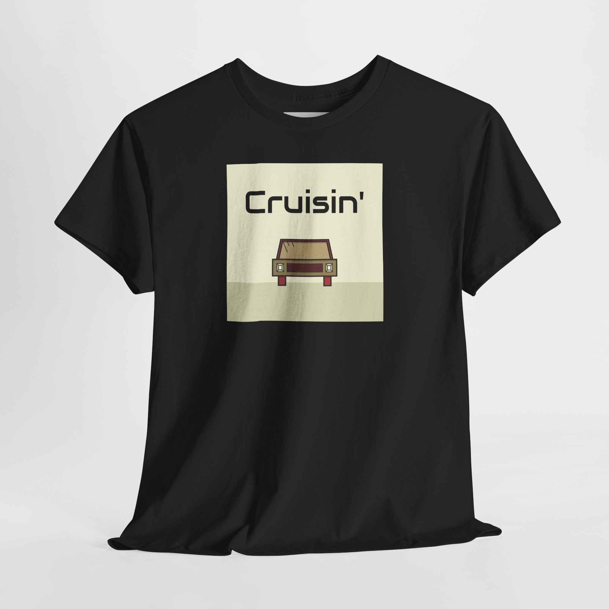 Cruisin' Vintage Car Tee — Retro Road Trip Graphic T-Shirt