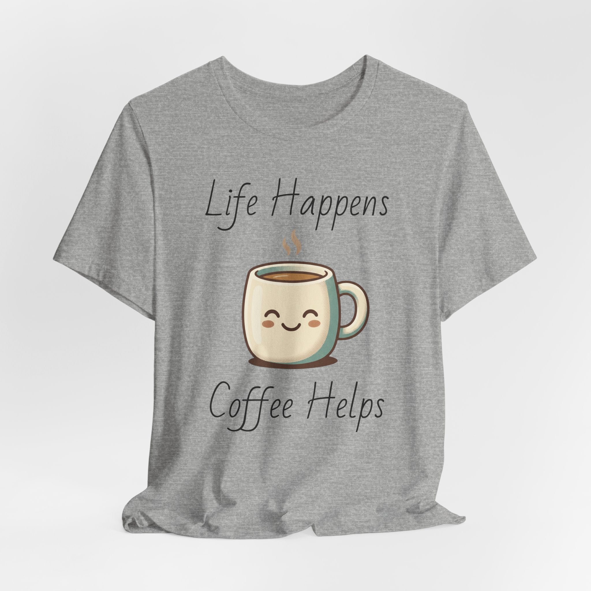 Coffee Cup Tee — Cute Steaming Coffee Graphic T-Shirt
