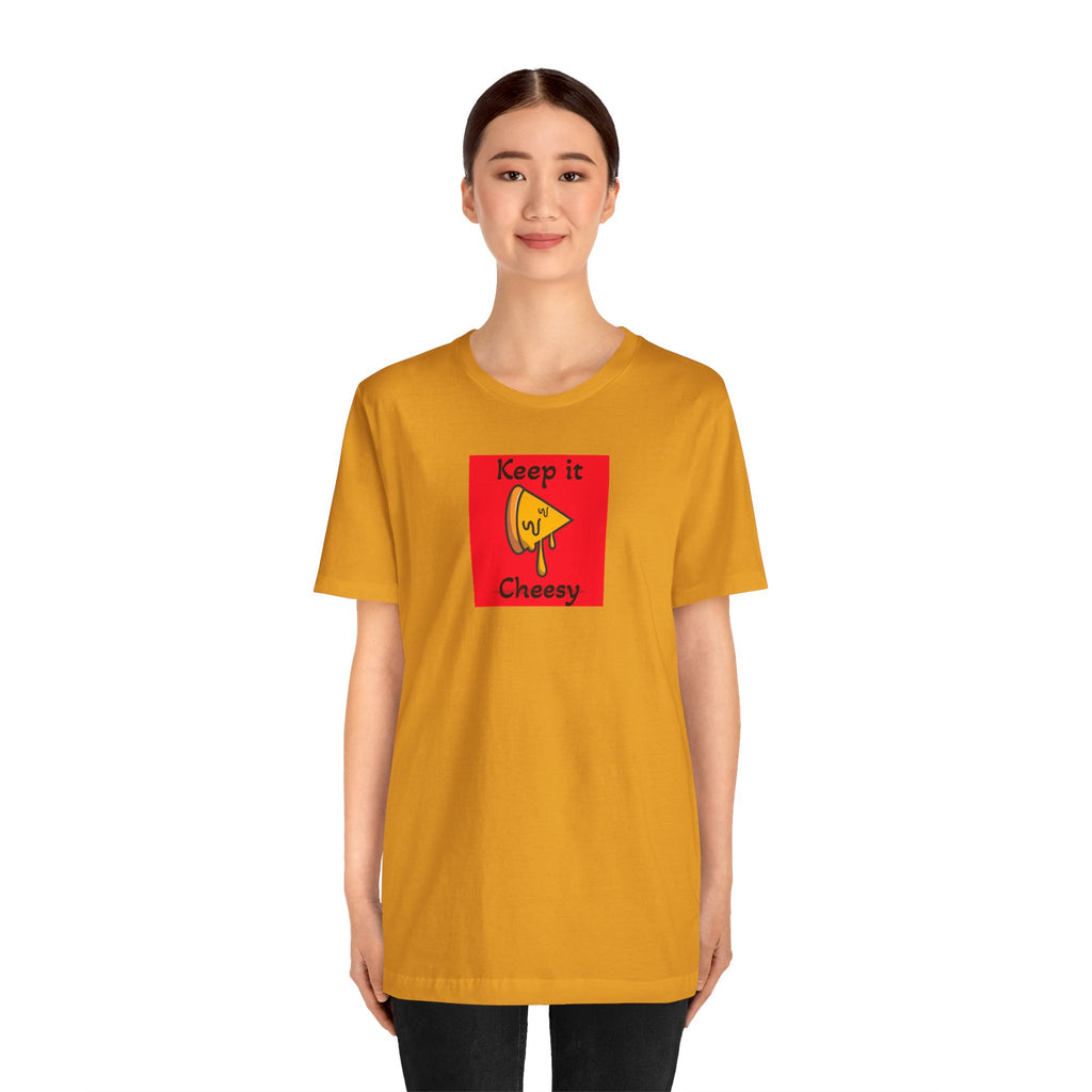 Keep It Cheesy T-Shirt — Funny Grilled Cheese Graphic Tee