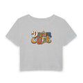 Dream Girl Women's Crop Tee — Retro 70s Vintage Graphic Tee
