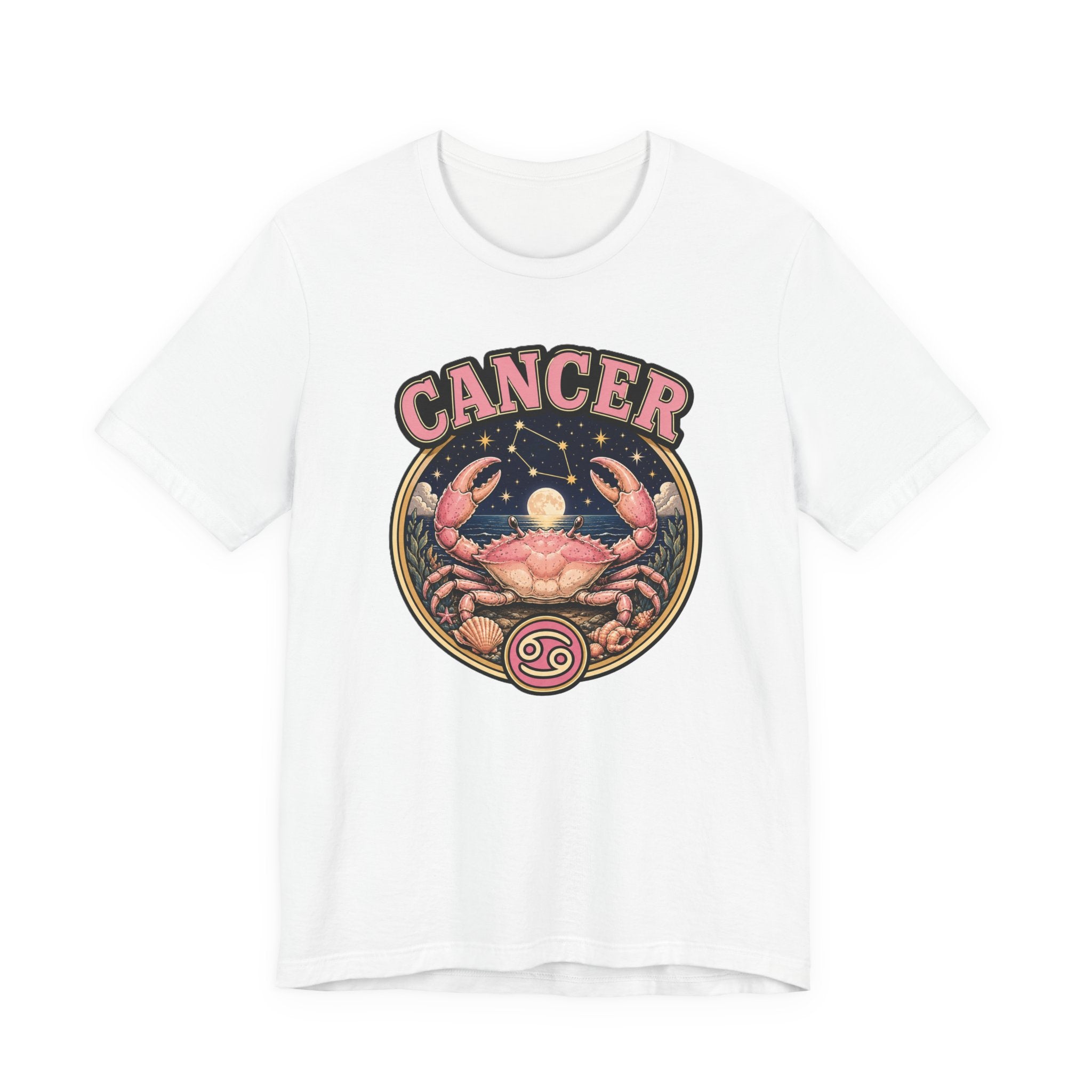 Cancer Zodiac T-Shirt — Retro Crab Astrology Tee