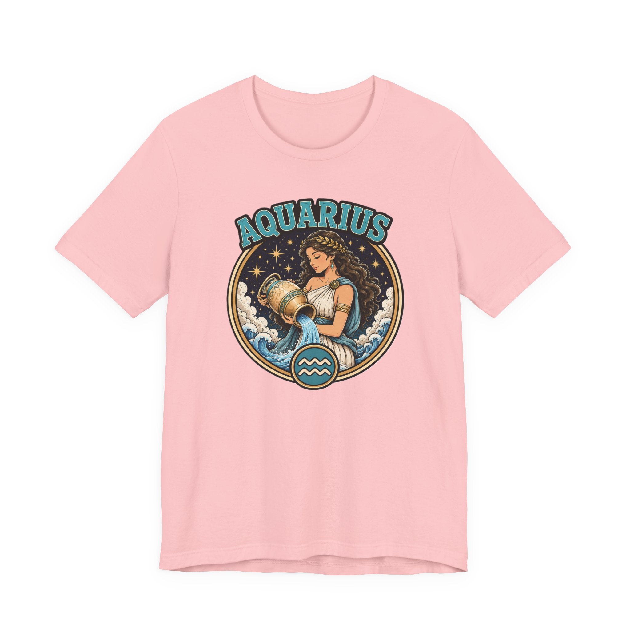 Aquarius Zodiac T-Shirt – Vintage Water-Bearer Astrology Tee
