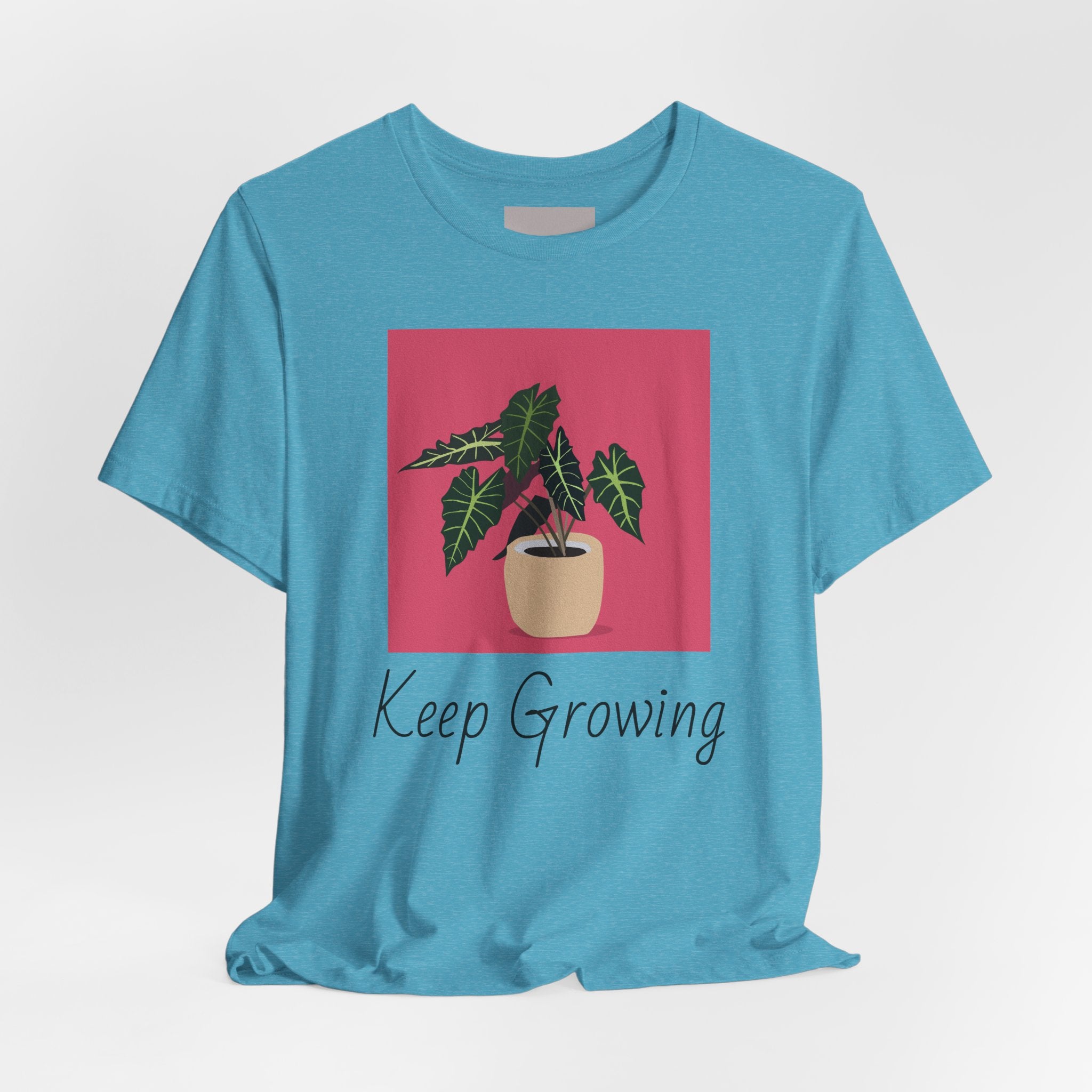Keep Growing Plant Tee — Botanical Graphic T‑Shirt