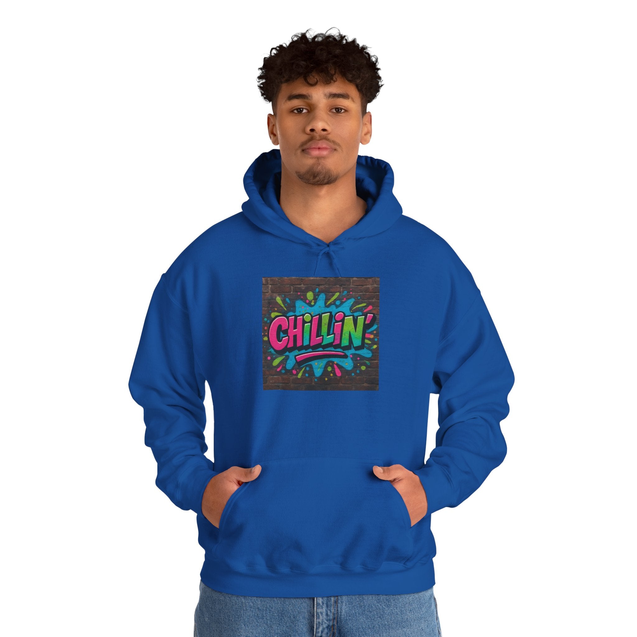 Chillin' Graffiti Hoodie - Colorful Street Art Pullover
