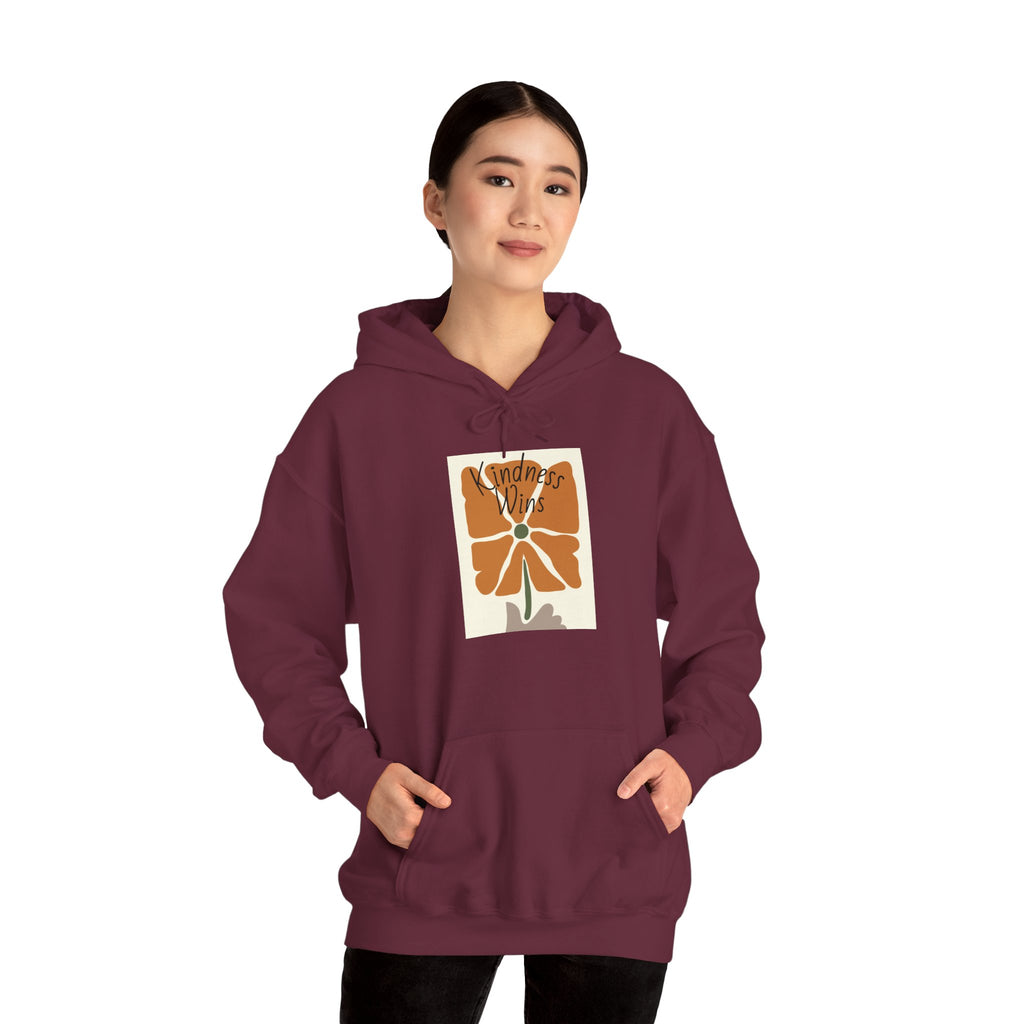 Hoodie — Autumn Bloom Floral Graphic "Calm in Color" Sweatshirt