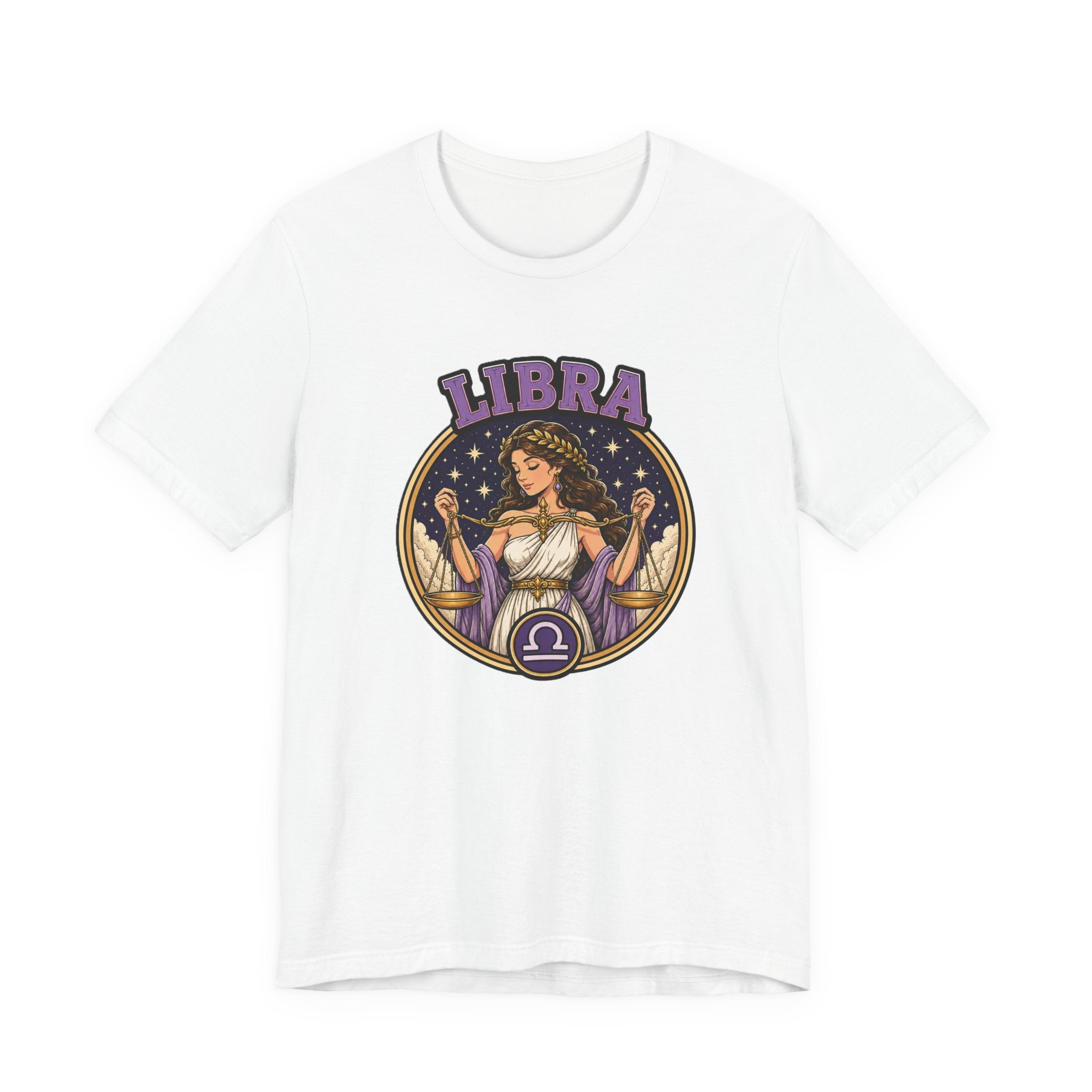 Libra Zodiac T-Shirt – Vintage Scales Astrology Tee