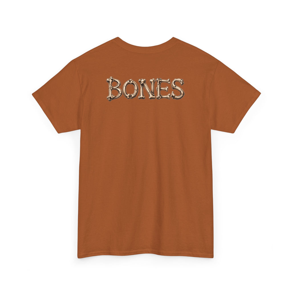 Skull Graphic Tee — 'Bones' Backprint Horror Skull T-Shirt