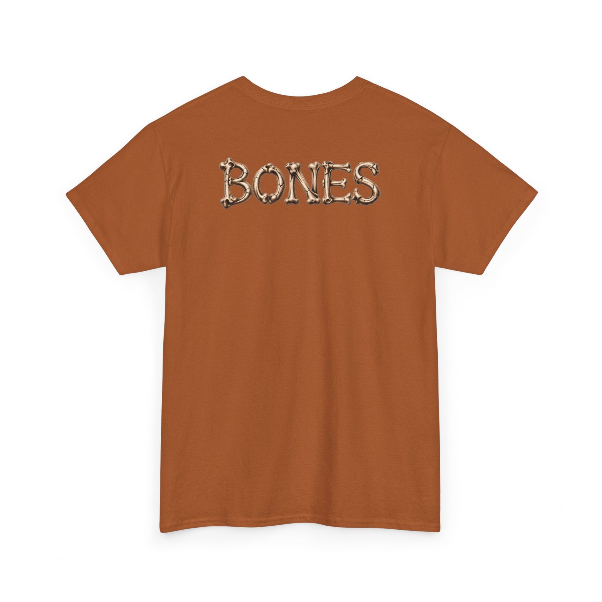 Skull Graphic Tee — 'Bones' Backprint Horror Skull T-Shirt