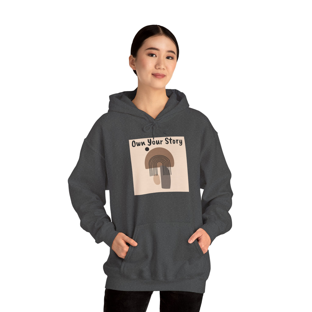 Own Your Story Hoodie — Inspirational Retro Arch Graphic Sweatshirt