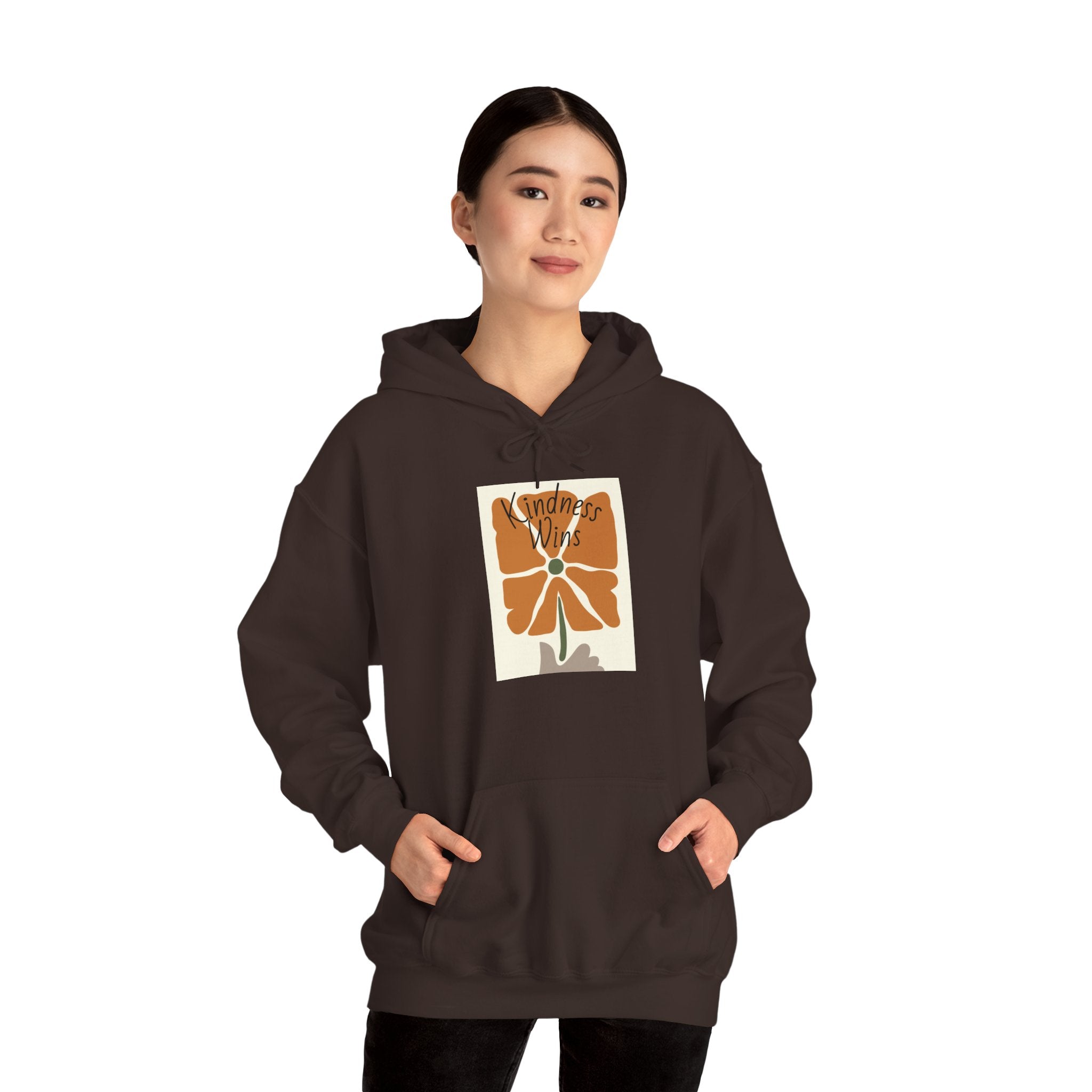 Hoodie — Autumn Bloom Floral Graphic "Calm in Color" Sweatshirt