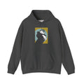 Minimalist Embrace Hoodie — Retro Couple Illustration Pullover