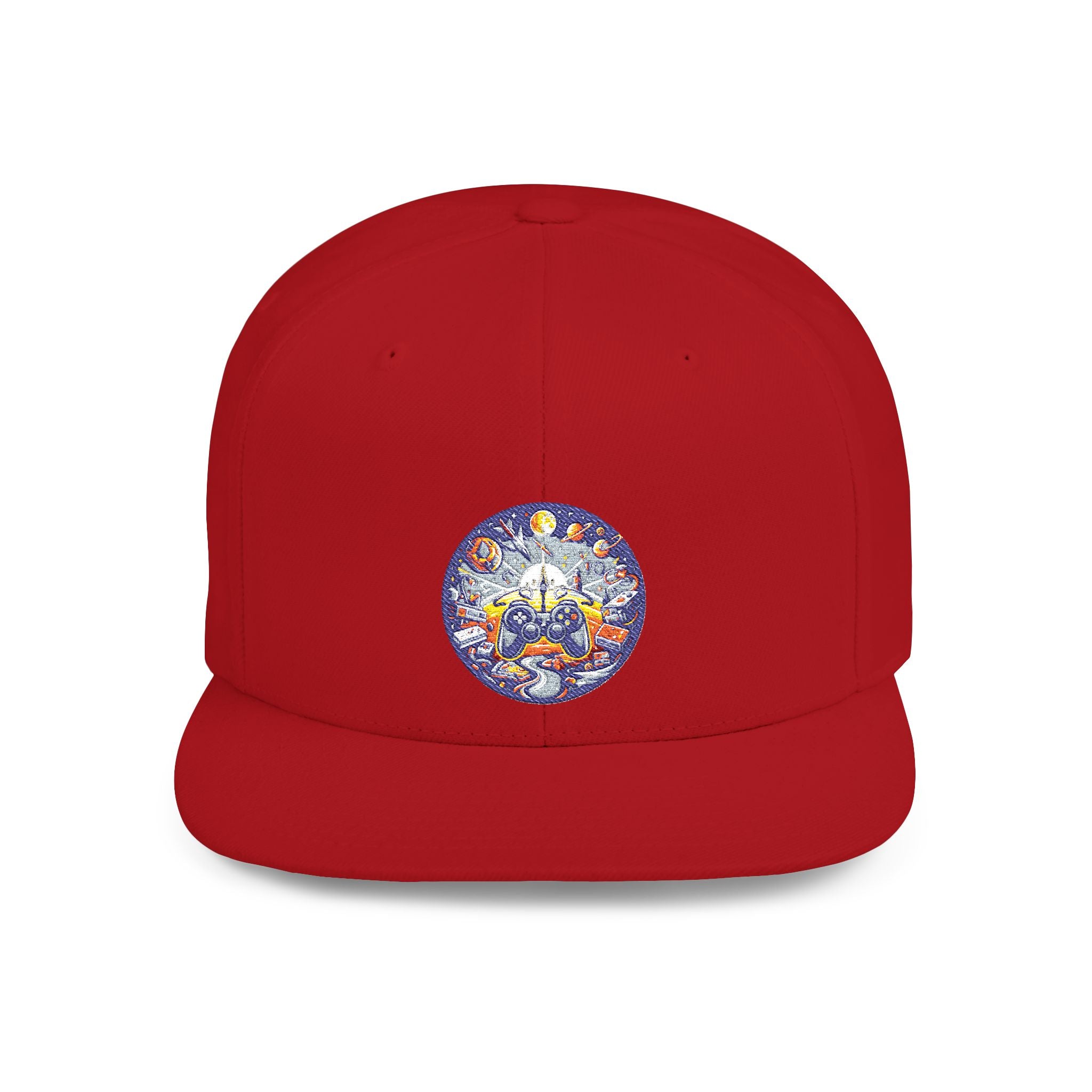 Embroidered Cosmic Gamer Snapback Hat