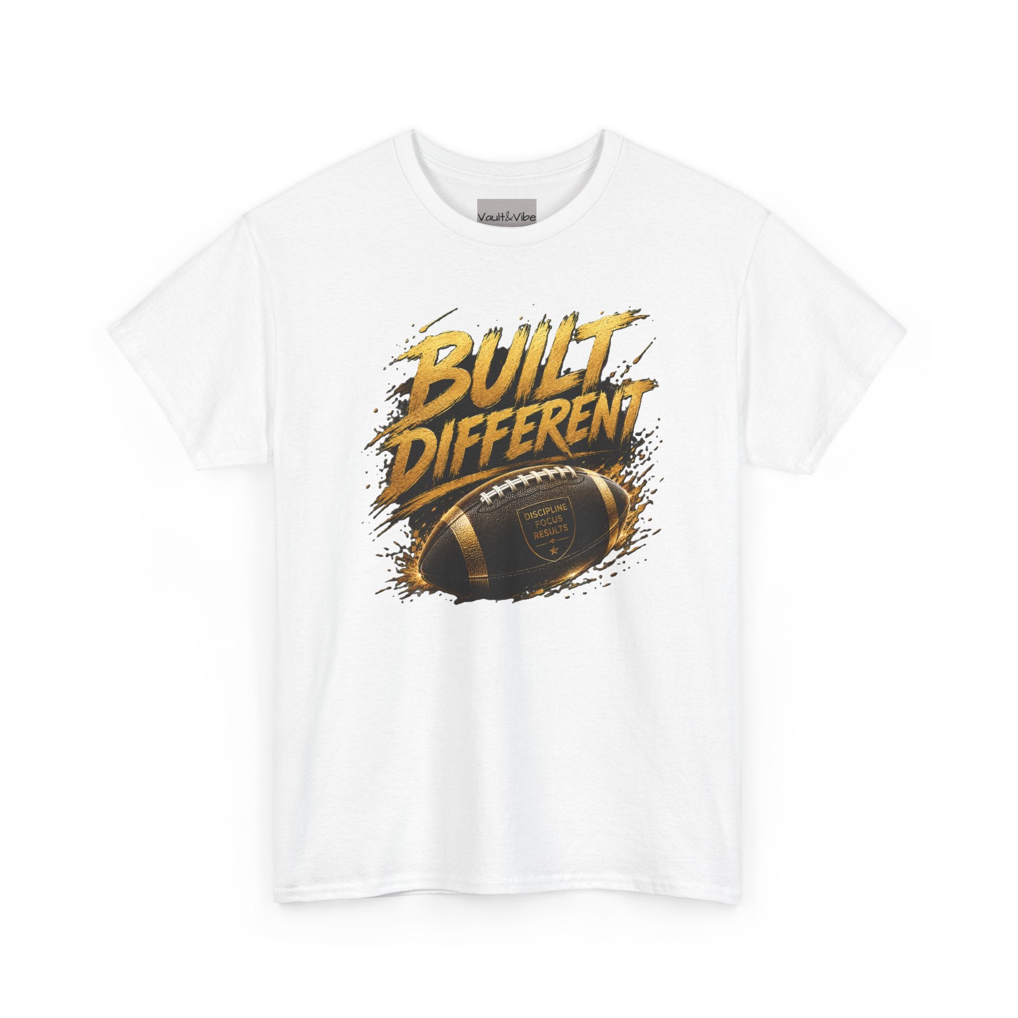 Built Different Football T-Shirt — "Built Different" Graphic Tee for Football Fans