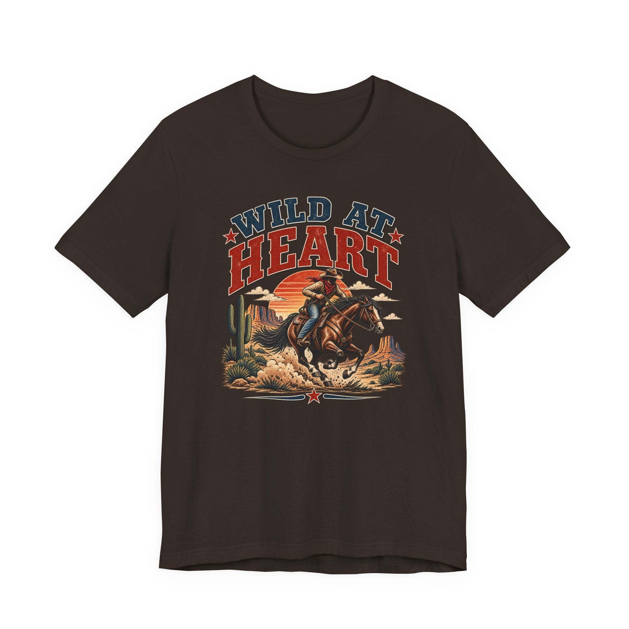 Wild at Heart Cowboy T-Shirt – Western Rodeo Graphic Tee