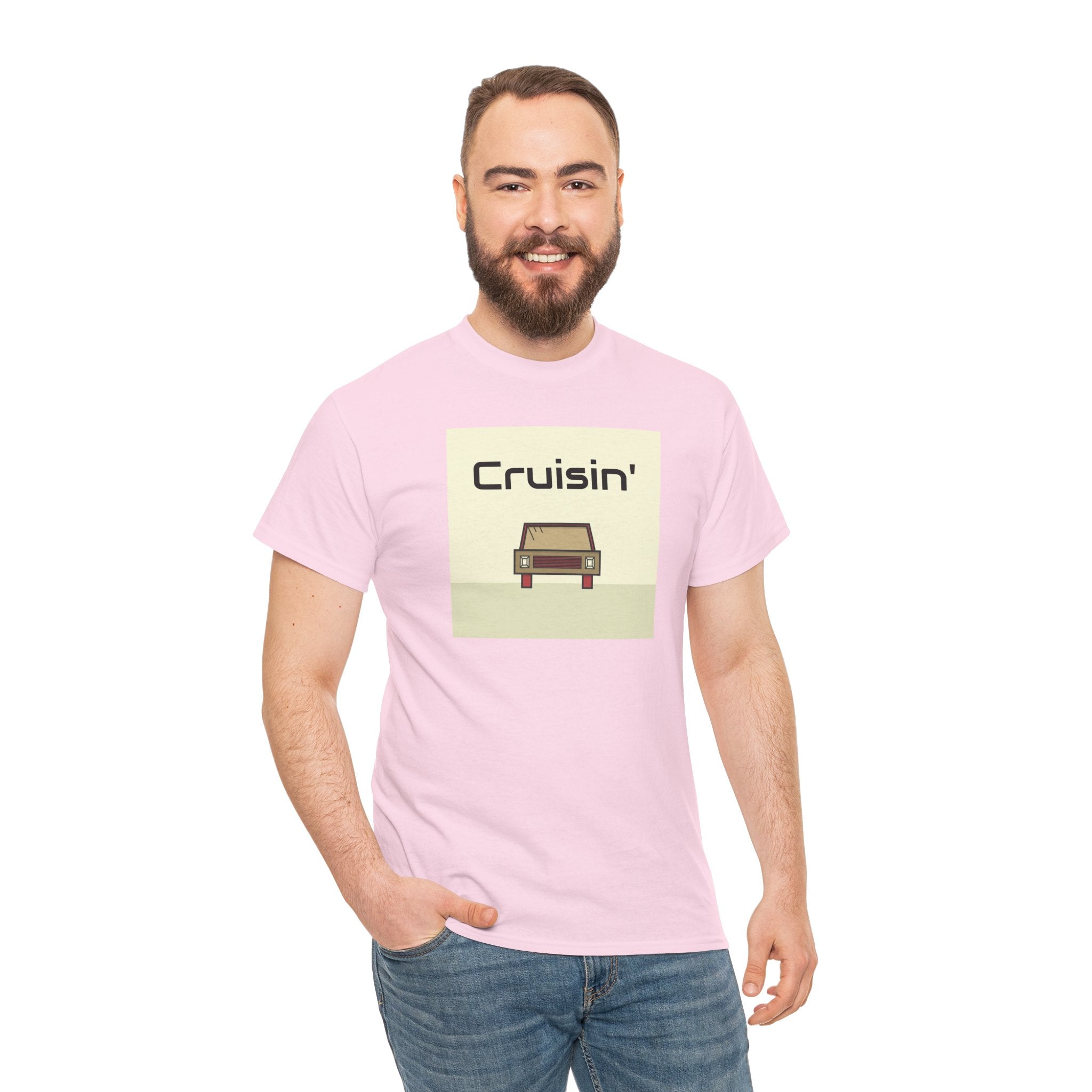 Cruisin' Vintage Car Tee — Retro Road Trip Graphic T-Shirt