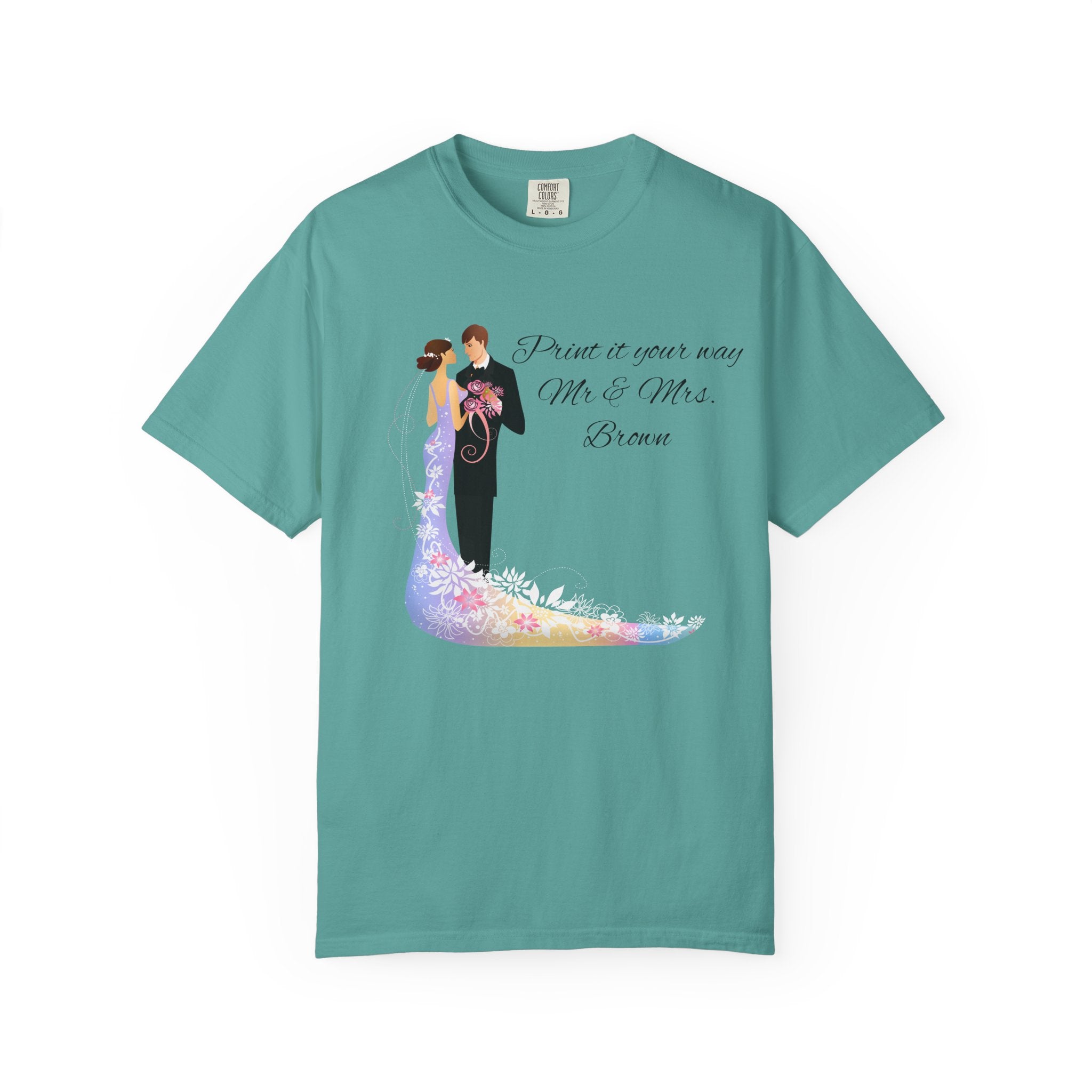 Wedding Couple T-Shirt — 'From This Moment Mr. & Mrs.' Bridal Tee