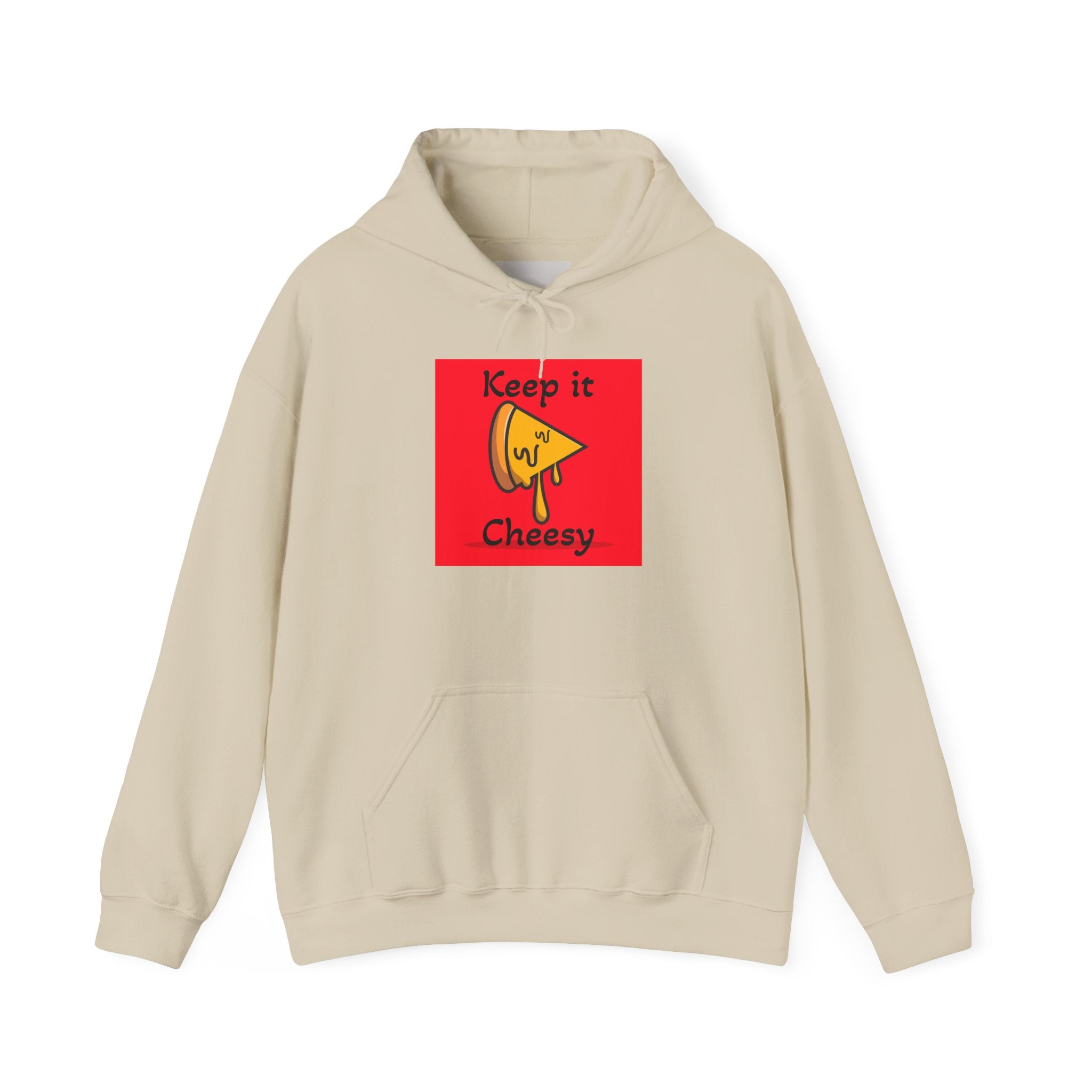 Keep It Cheesy Hoodie — Cute Melting Cheese Graphic Pullover