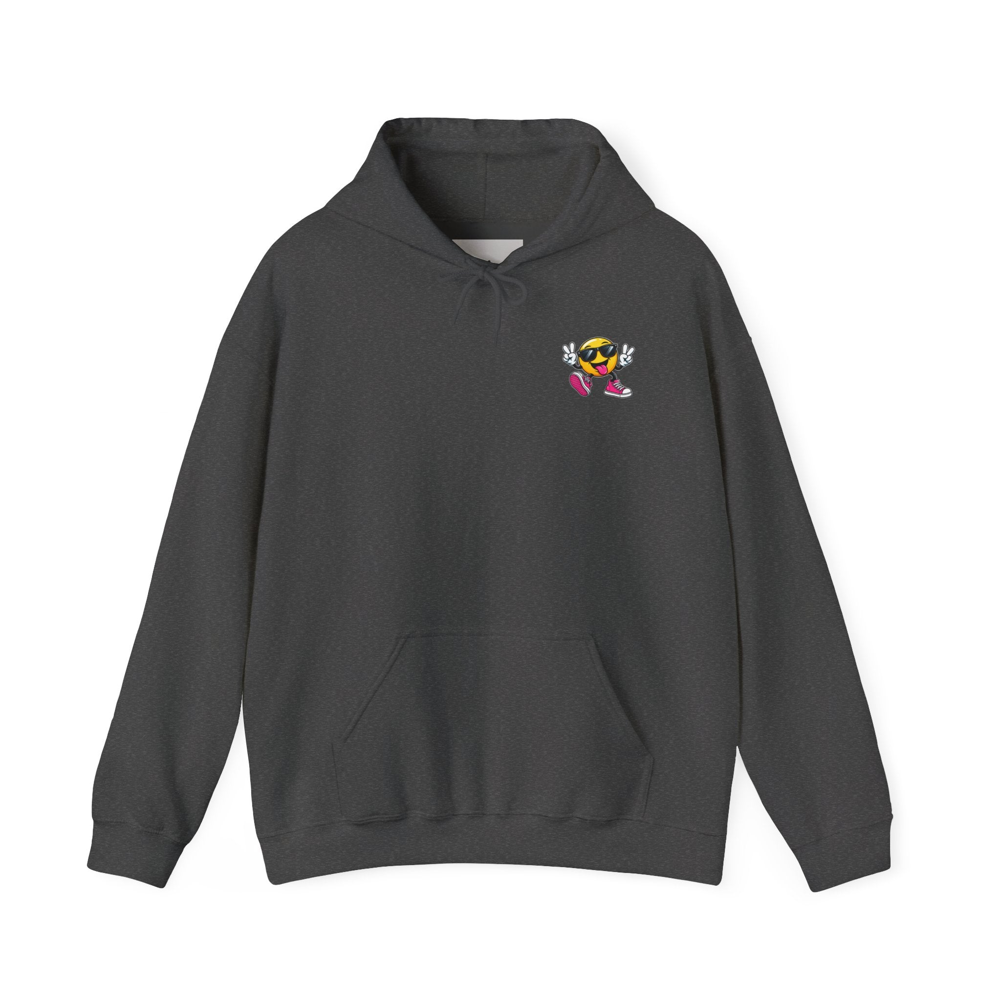 Hoodie — 'I Came. I Saw. I Made It Weird.' Smiley Face Graphic Hoodie