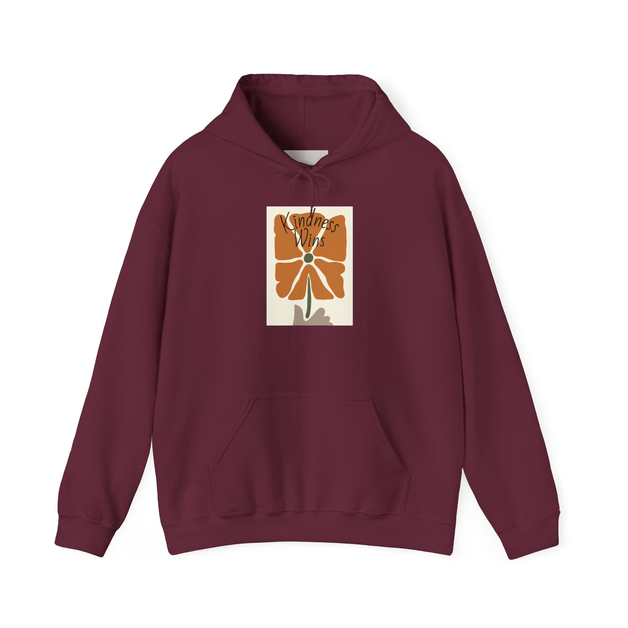 Hoodie — Autumn Bloom Floral Graphic "Calm in Color" Sweatshirt