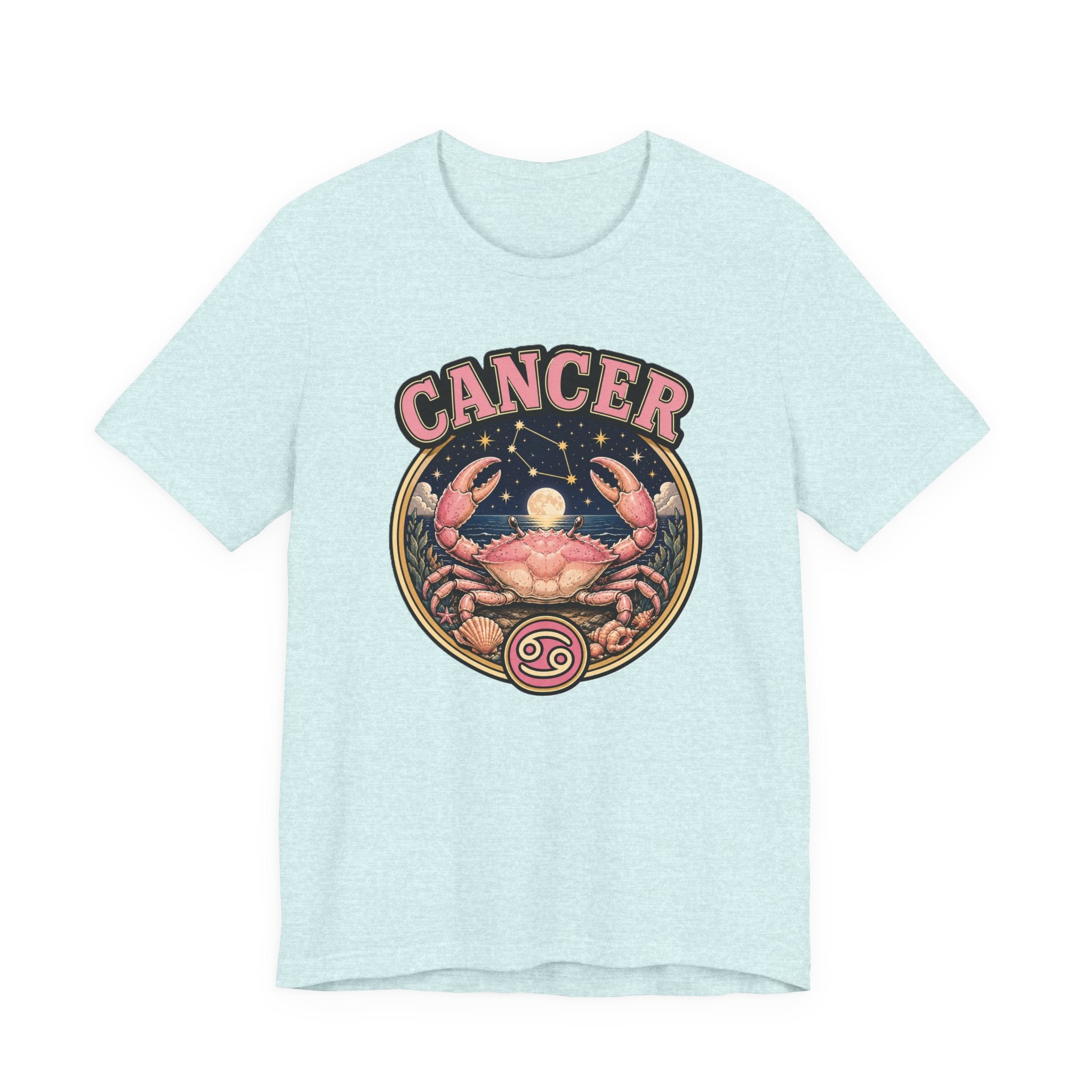 Cancer Zodiac T-Shirt — Retro Crab Astrology Tee