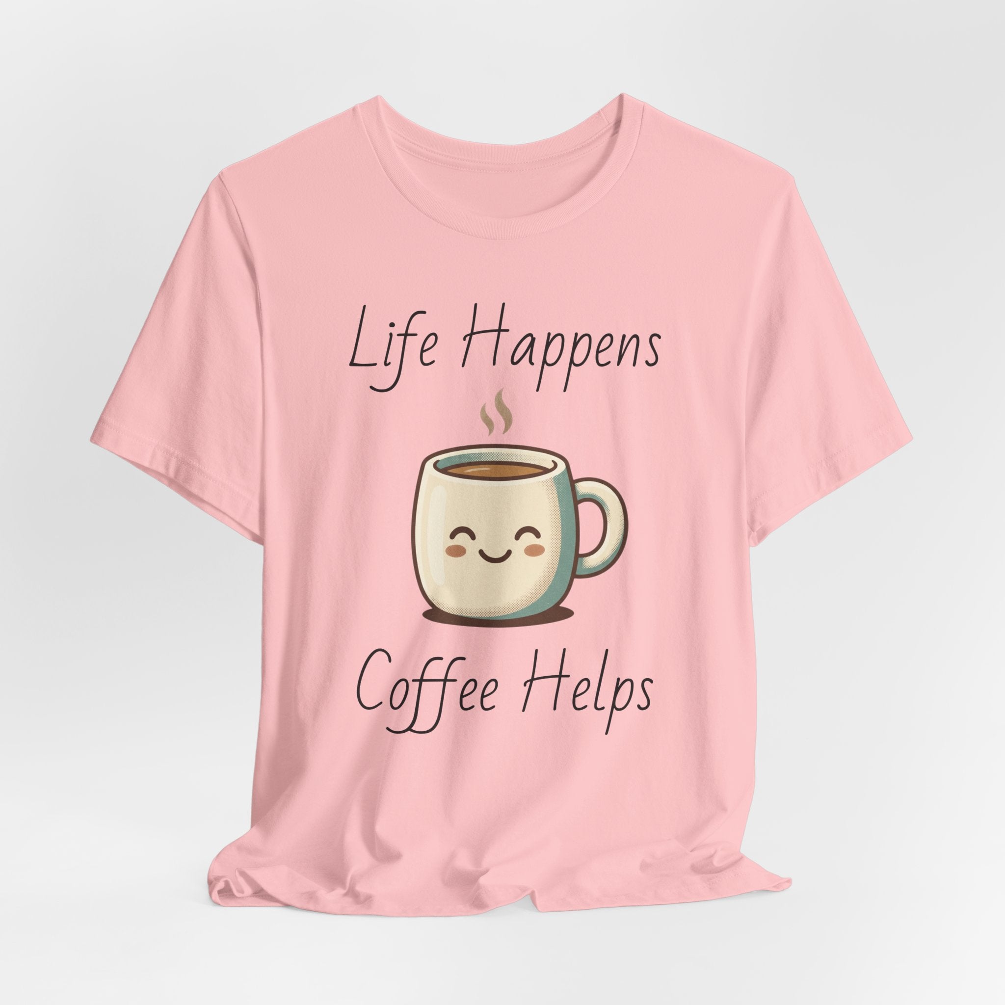 Coffee Cup Tee — Cute Steaming Coffee Graphic T-Shirt