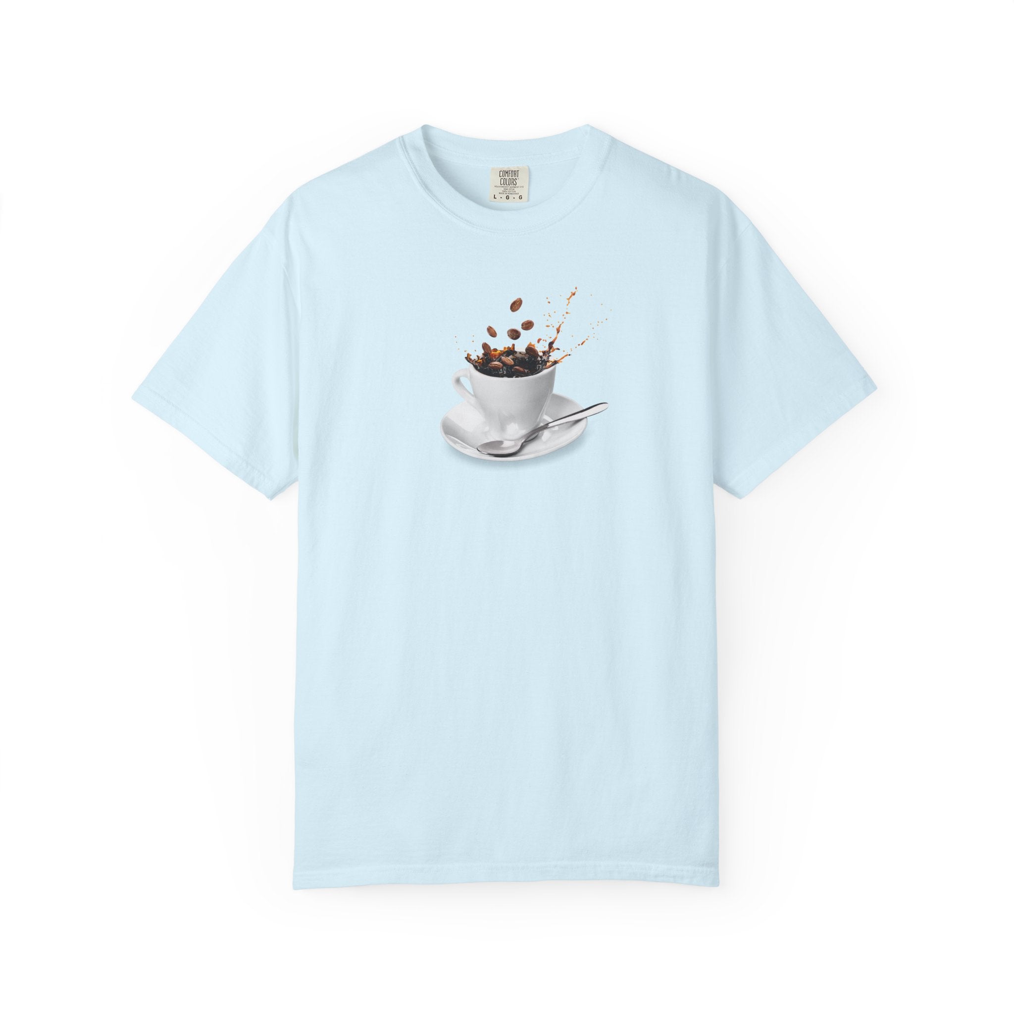 Coffee Splash T-Shirt — Espresso Cup Splash Graphic Tee