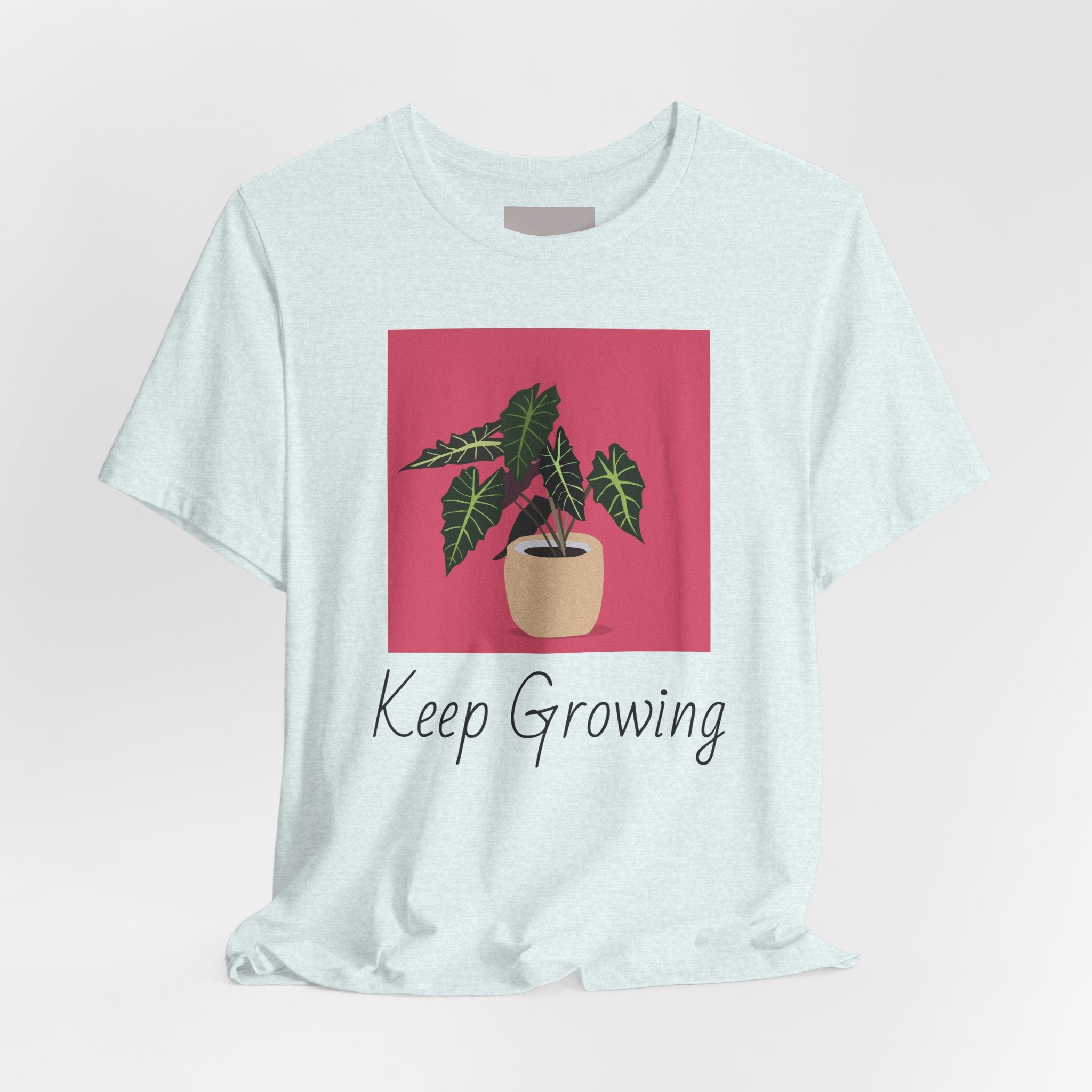 Keep Growing Plant Tee — Botanical Graphic T‑Shirt