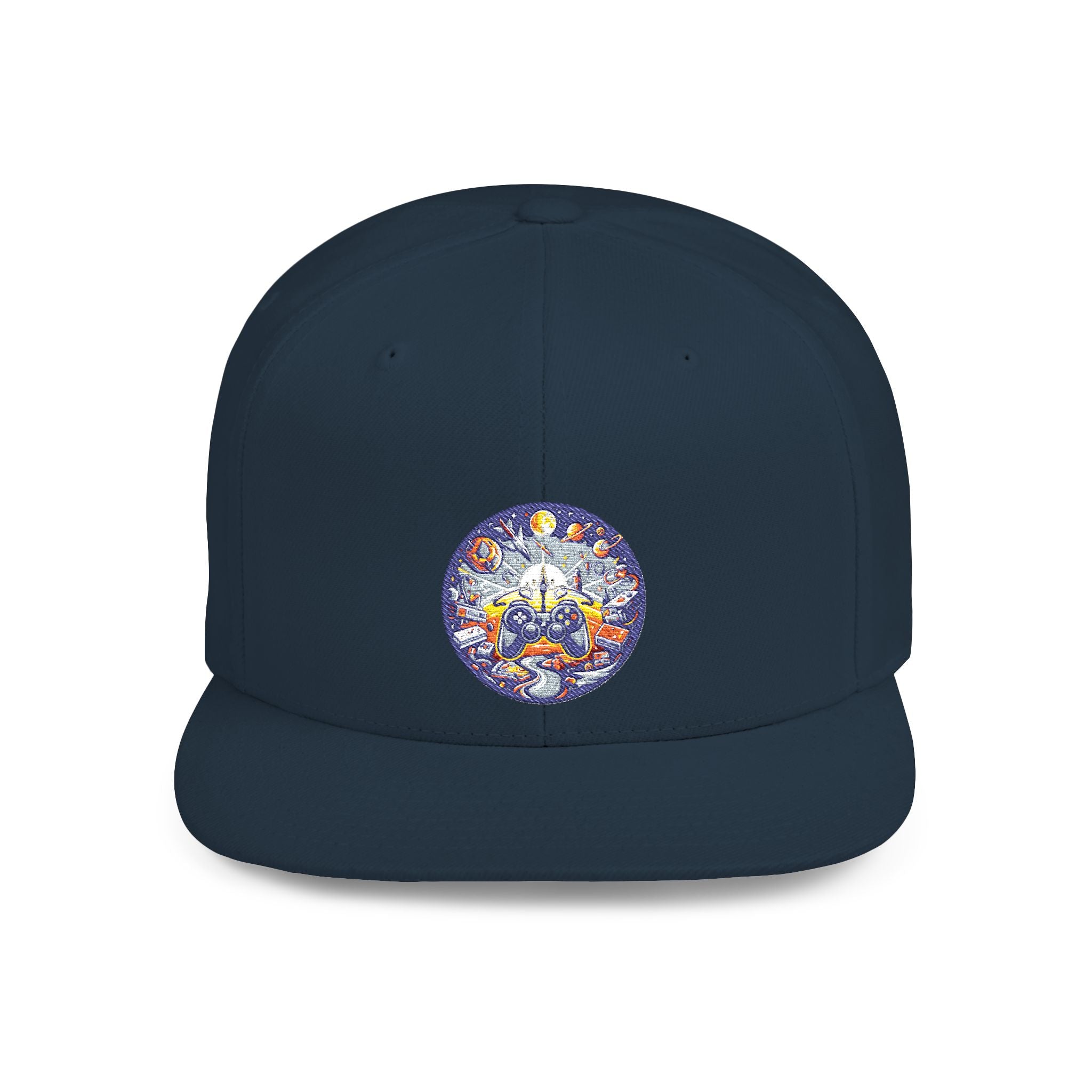 Embroidered Cosmic Gamer Snapback Hat