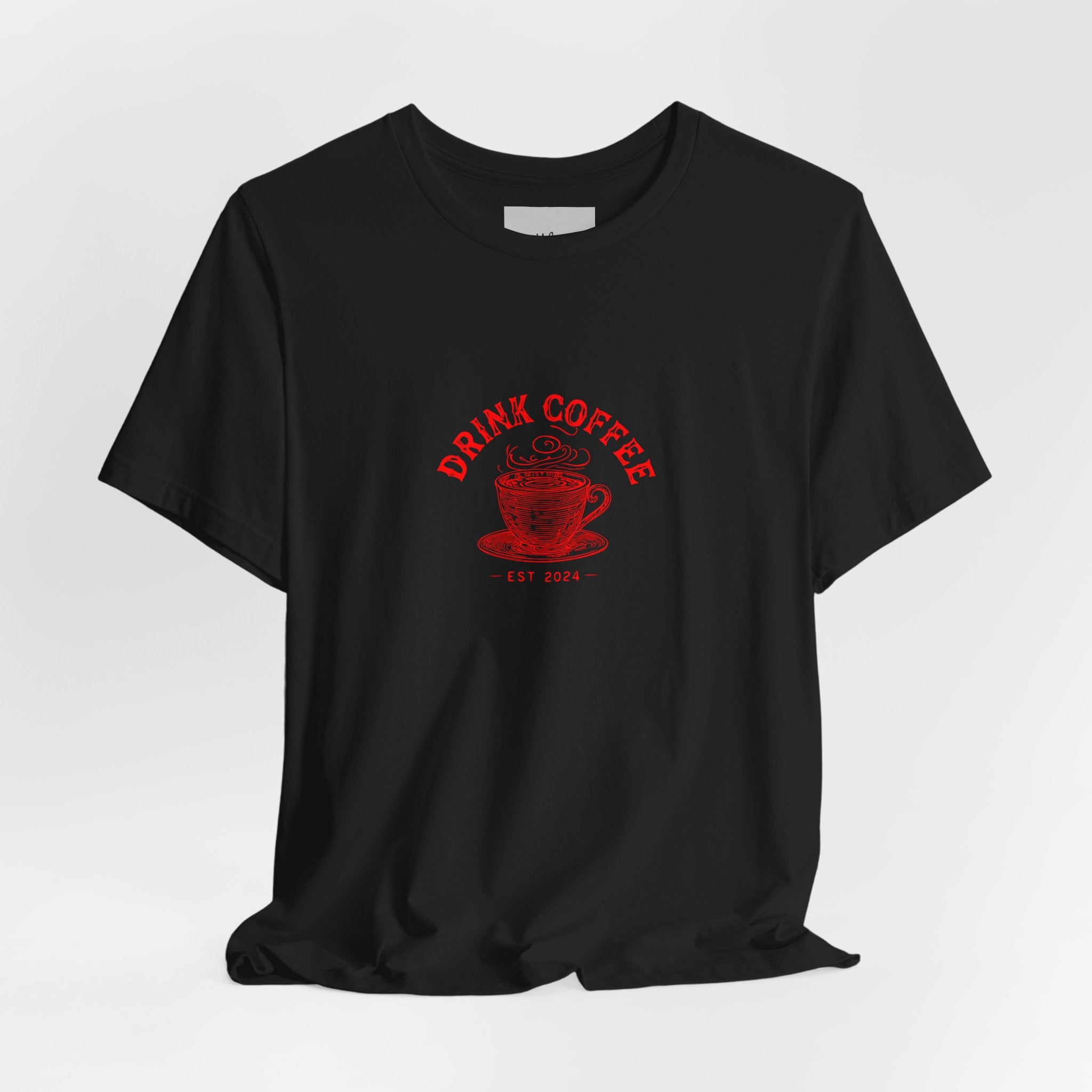 Coffee Lover Tee — "Drink Coffee" Vintage Cup Graphic T-Shirt