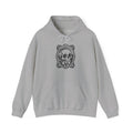 Skull & Snake Hoodie – Vintage Gothic Skull Mirror Design