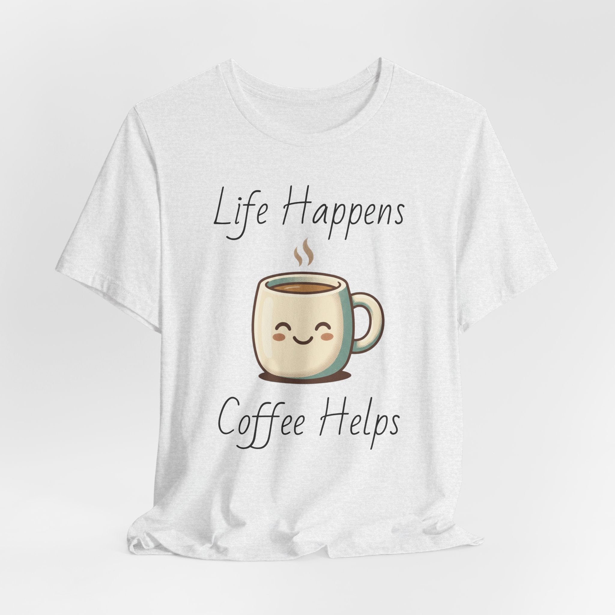 Coffee Cup Tee — Cute Steaming Coffee Graphic T-Shirt
