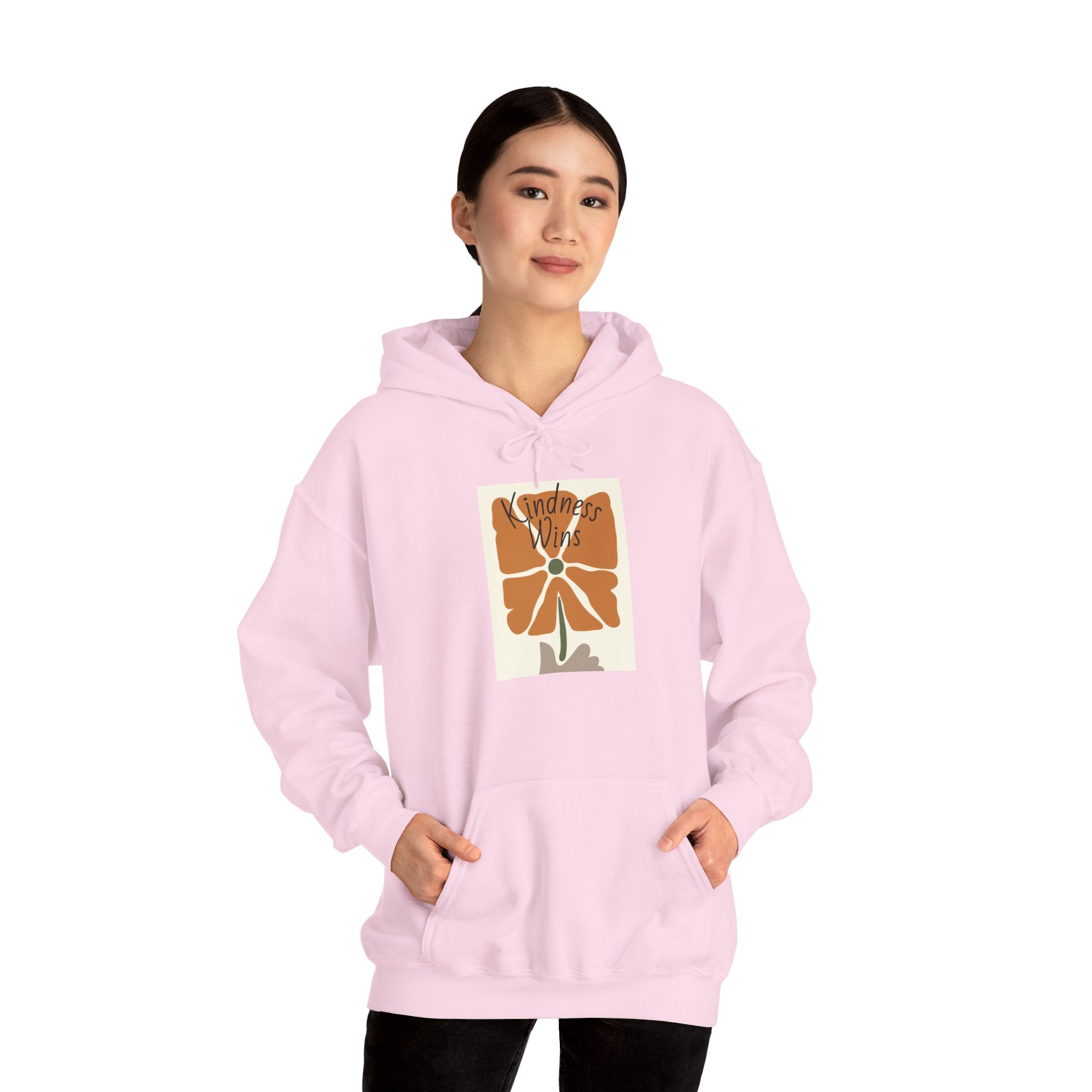 Hoodie — Autumn Bloom Floral Graphic "Calm in Color" Sweatshirt