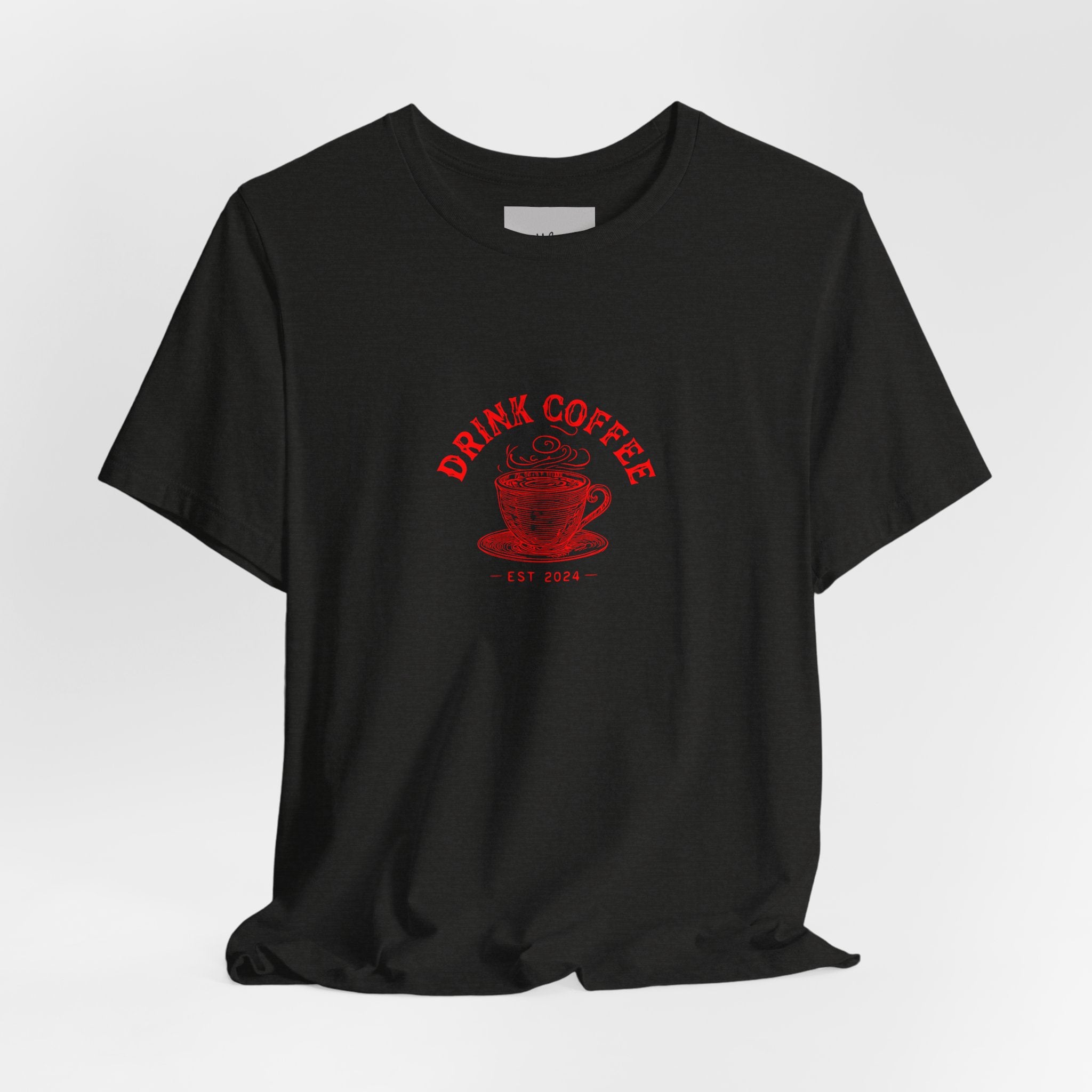 Coffee Lover Tee — "Drink Coffee" Vintage Cup Graphic T-Shirt