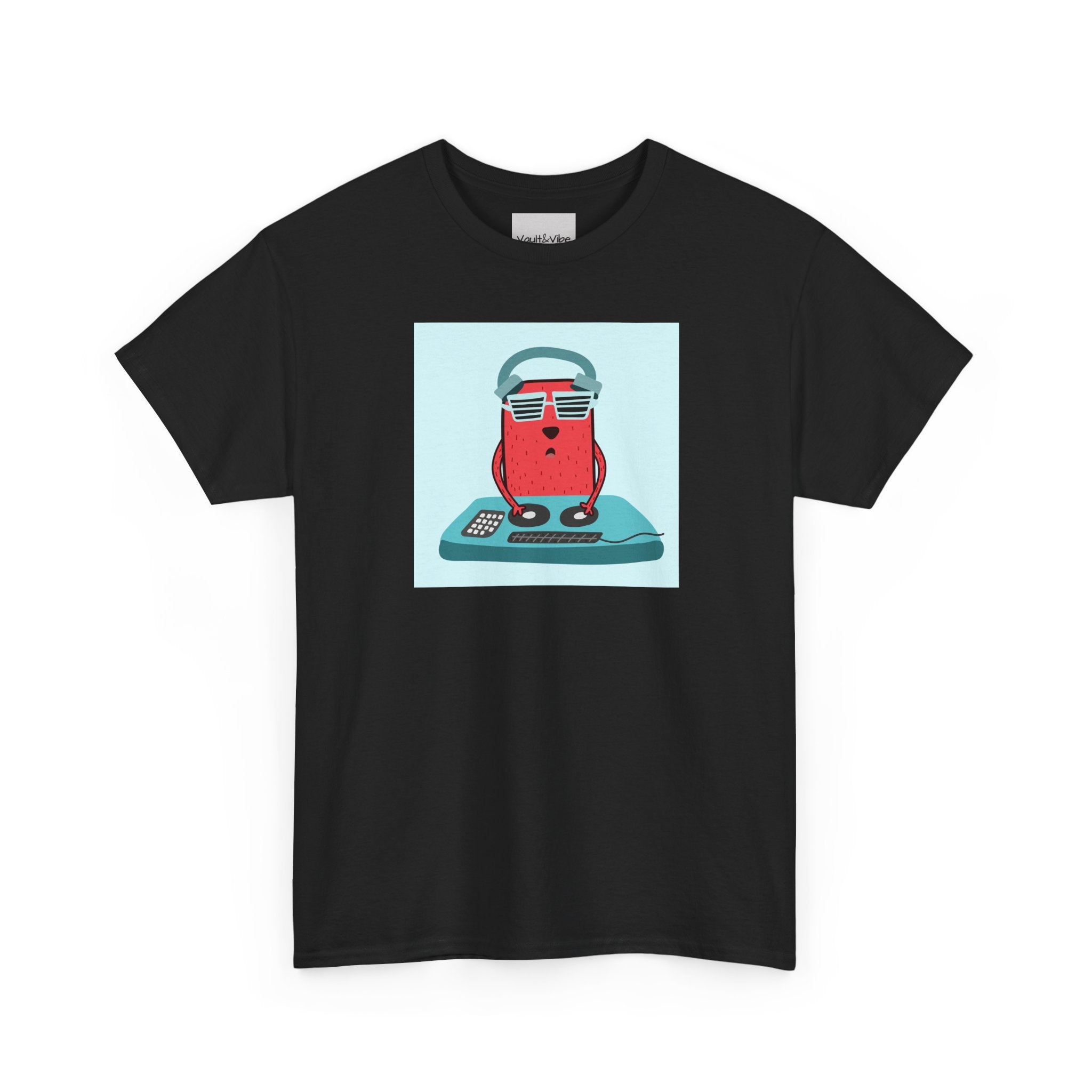 Retro DJ Dog T-Shirt — Funny DJ Dog Tee