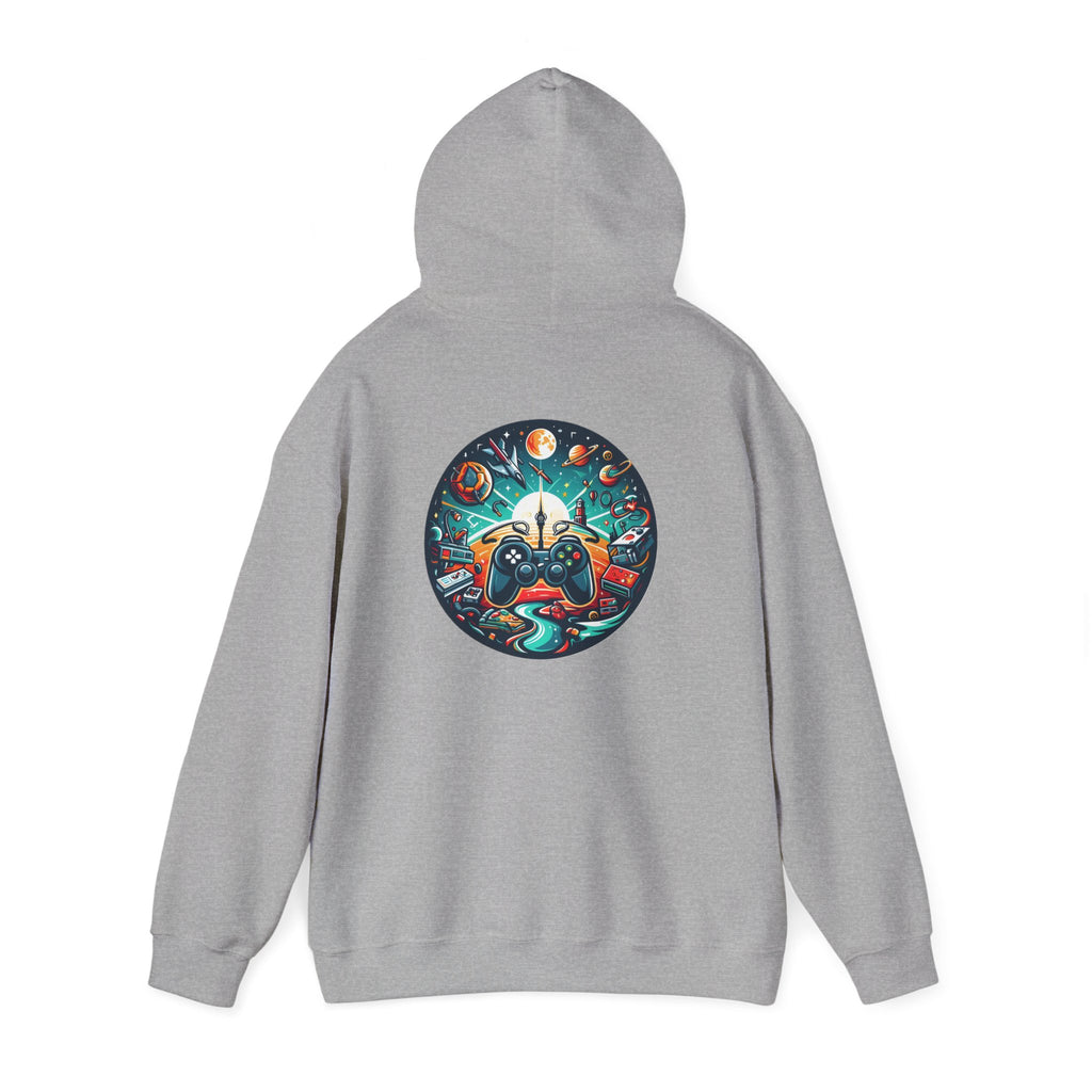 Hoodie — Retro Gaming Galaxy Graphic Pullover