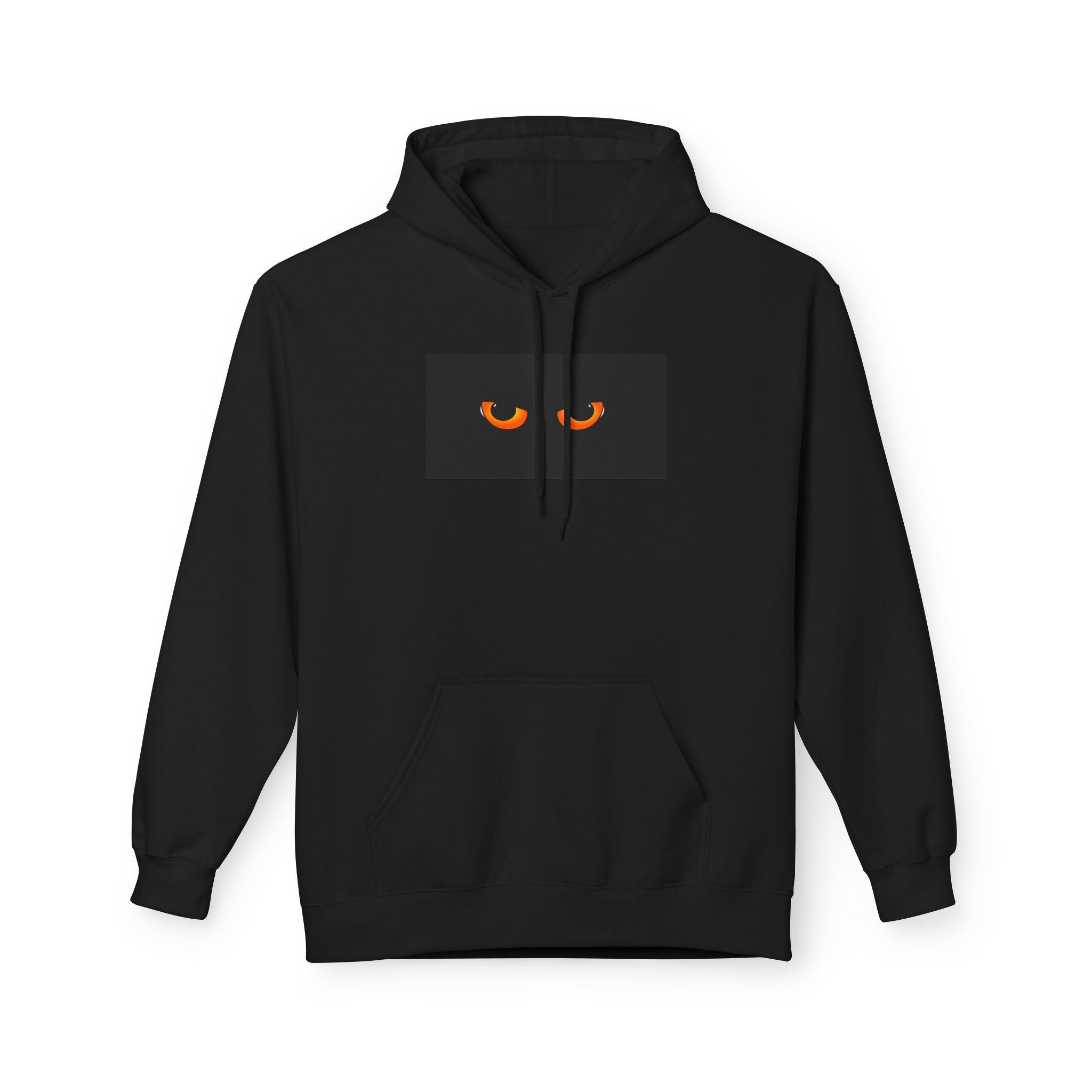 Hoodie - Peeking Cat Eyes Graphic Pullover